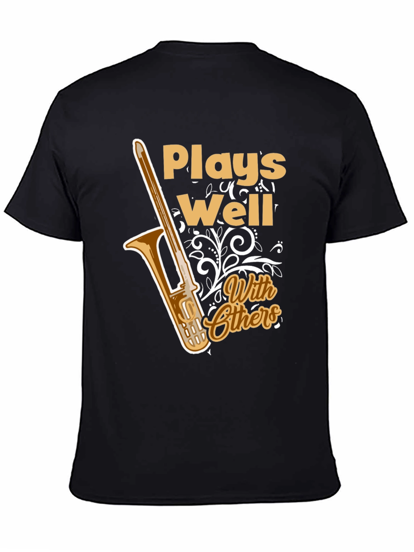 Plays Well With Others Trombone T-Shirt