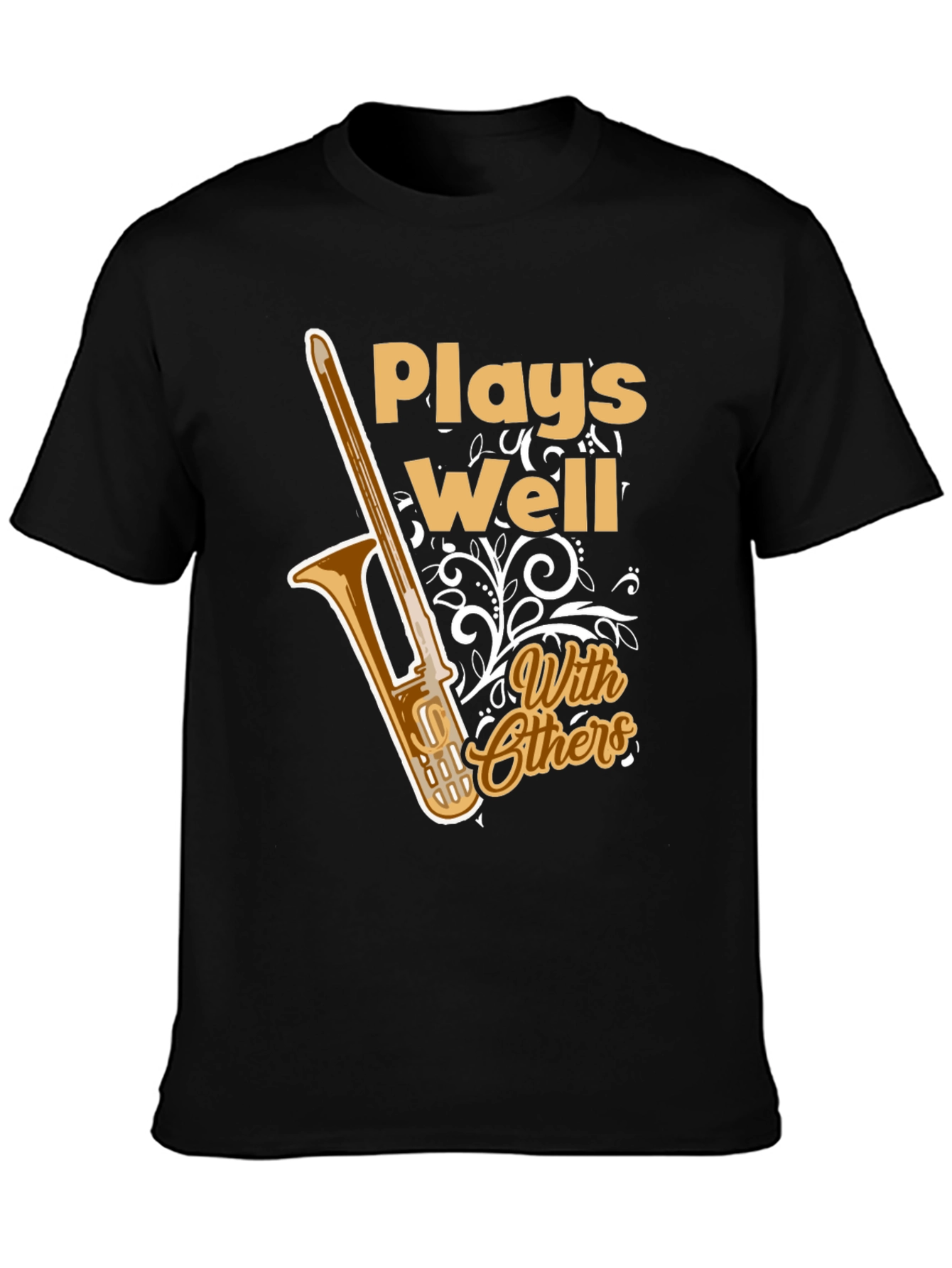 Plays Well With Others Trombone T-Shirt