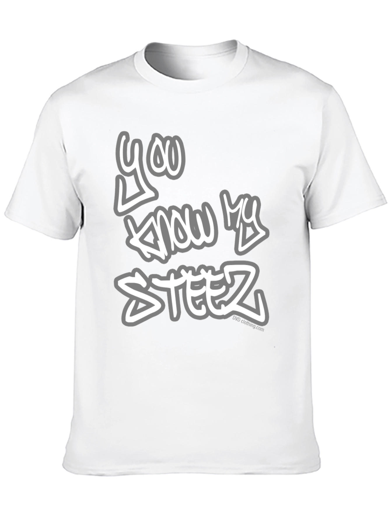 You Know My Steez Black Graphic Tee