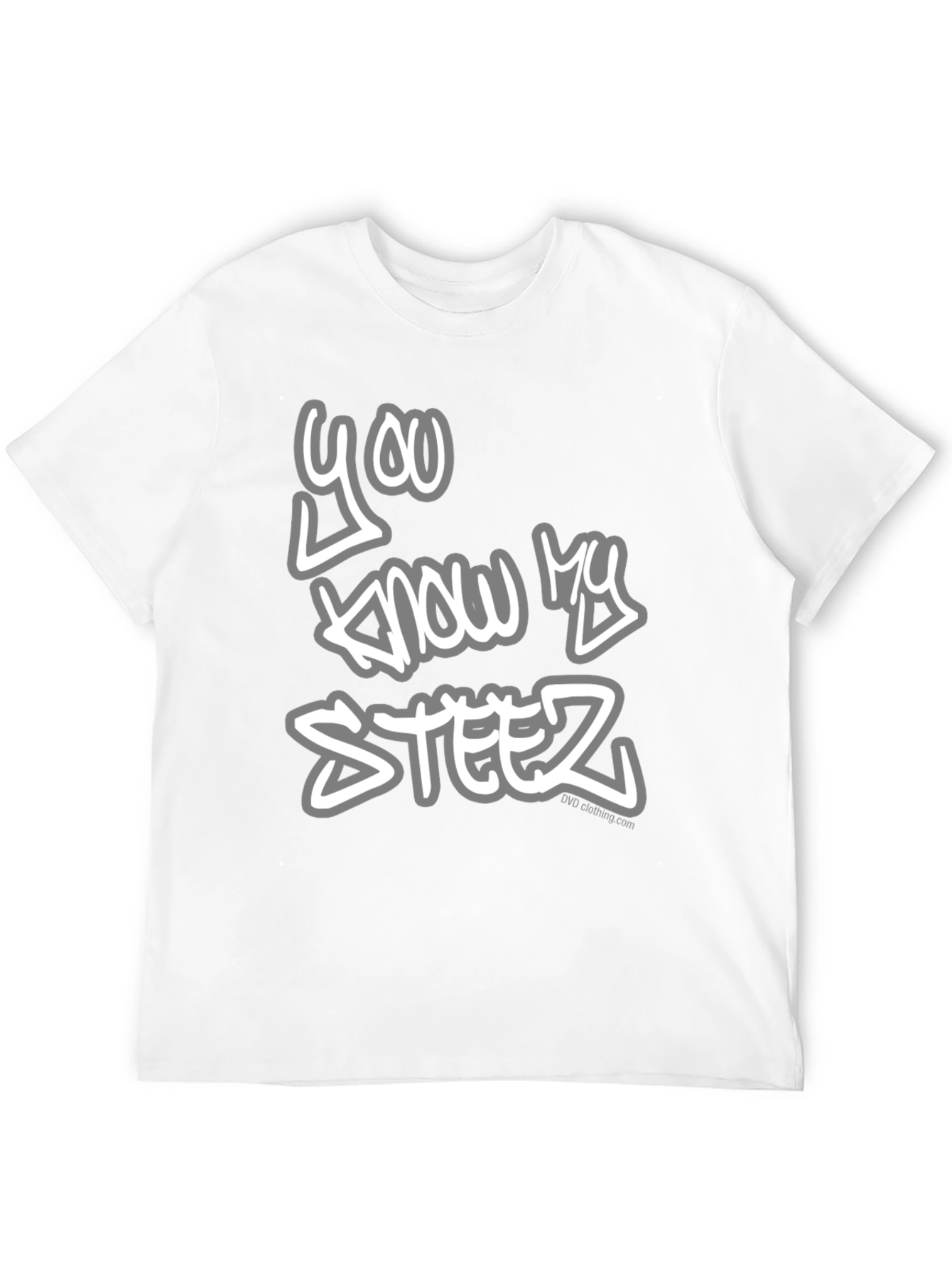 You Know My Steez Black Graphic Tee
