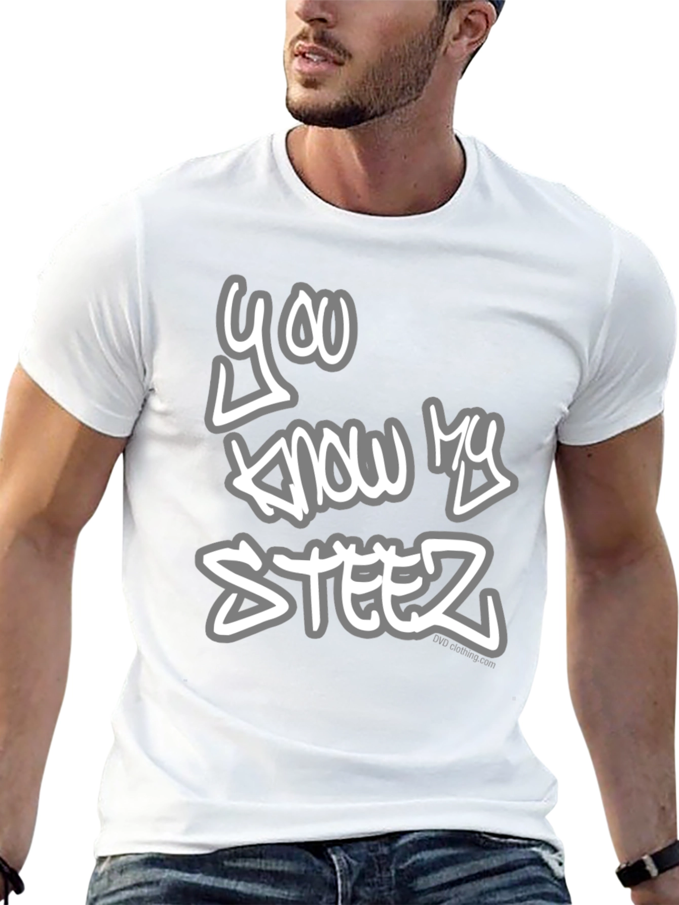 You Know My Steez Black Graphic Tee