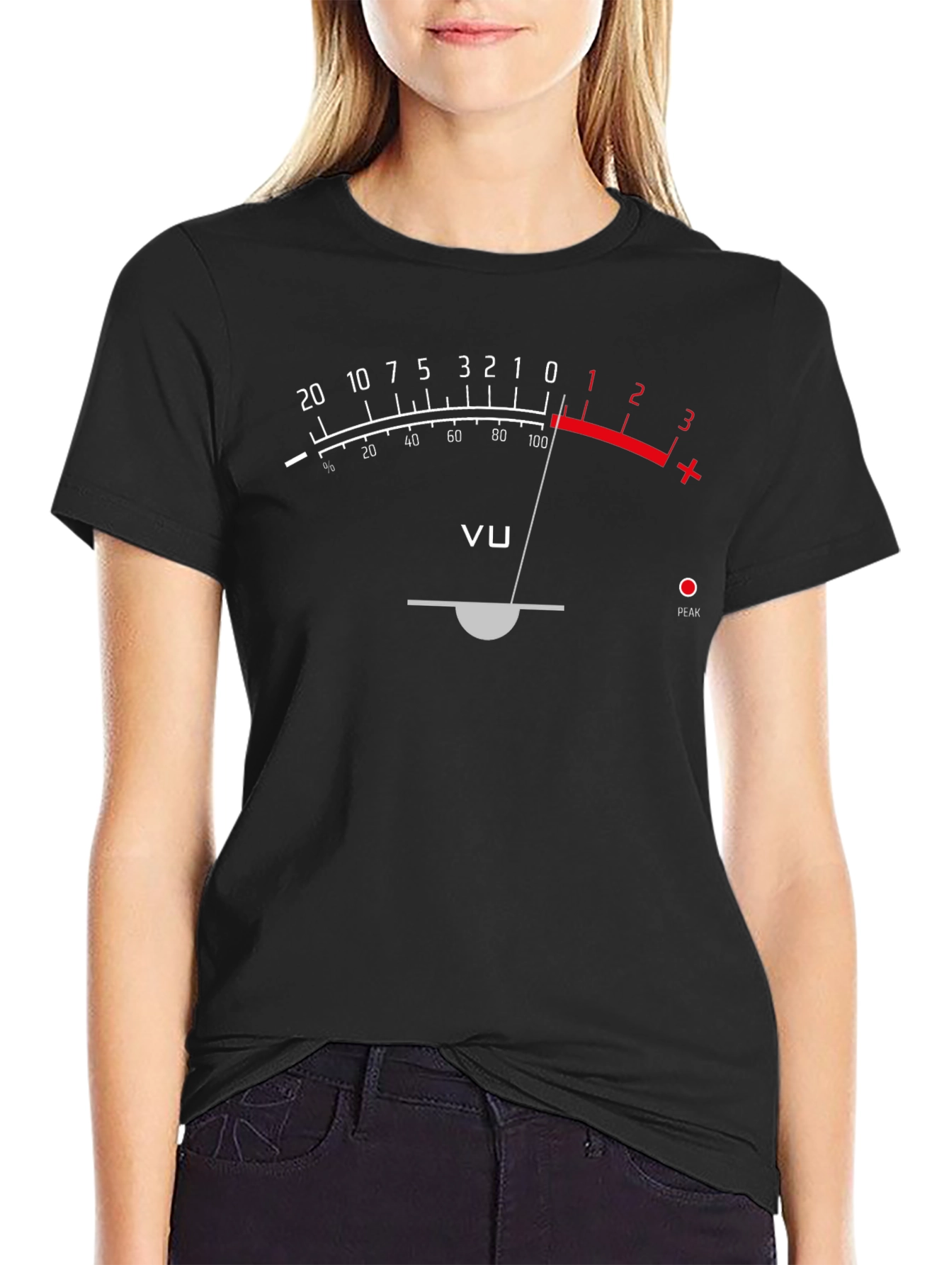 VU Meter T-Shirt - Audio Engineer Graphic Tee