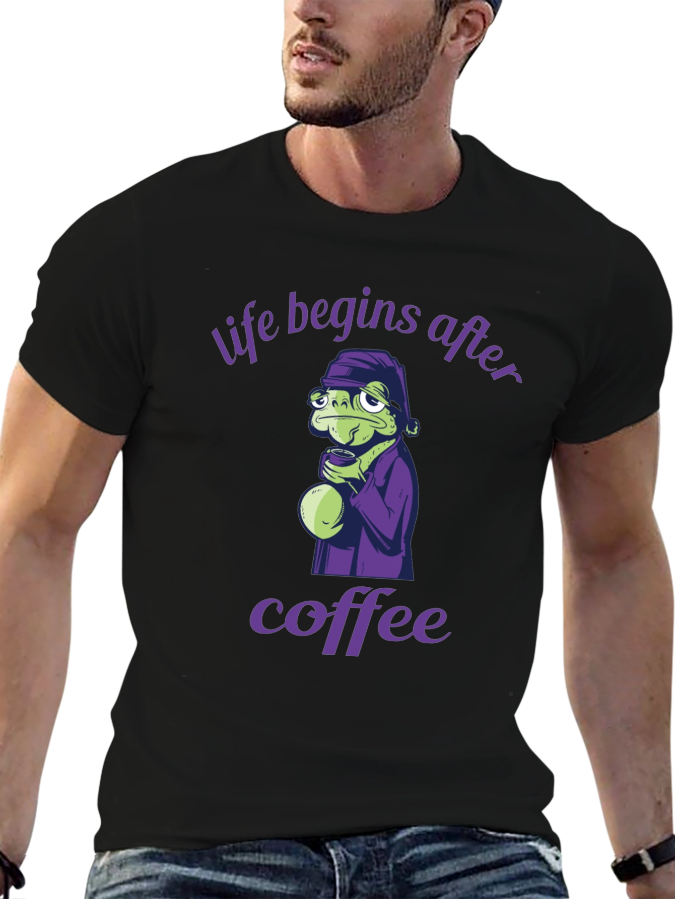 Life Begins After Coffee Graphic Tee