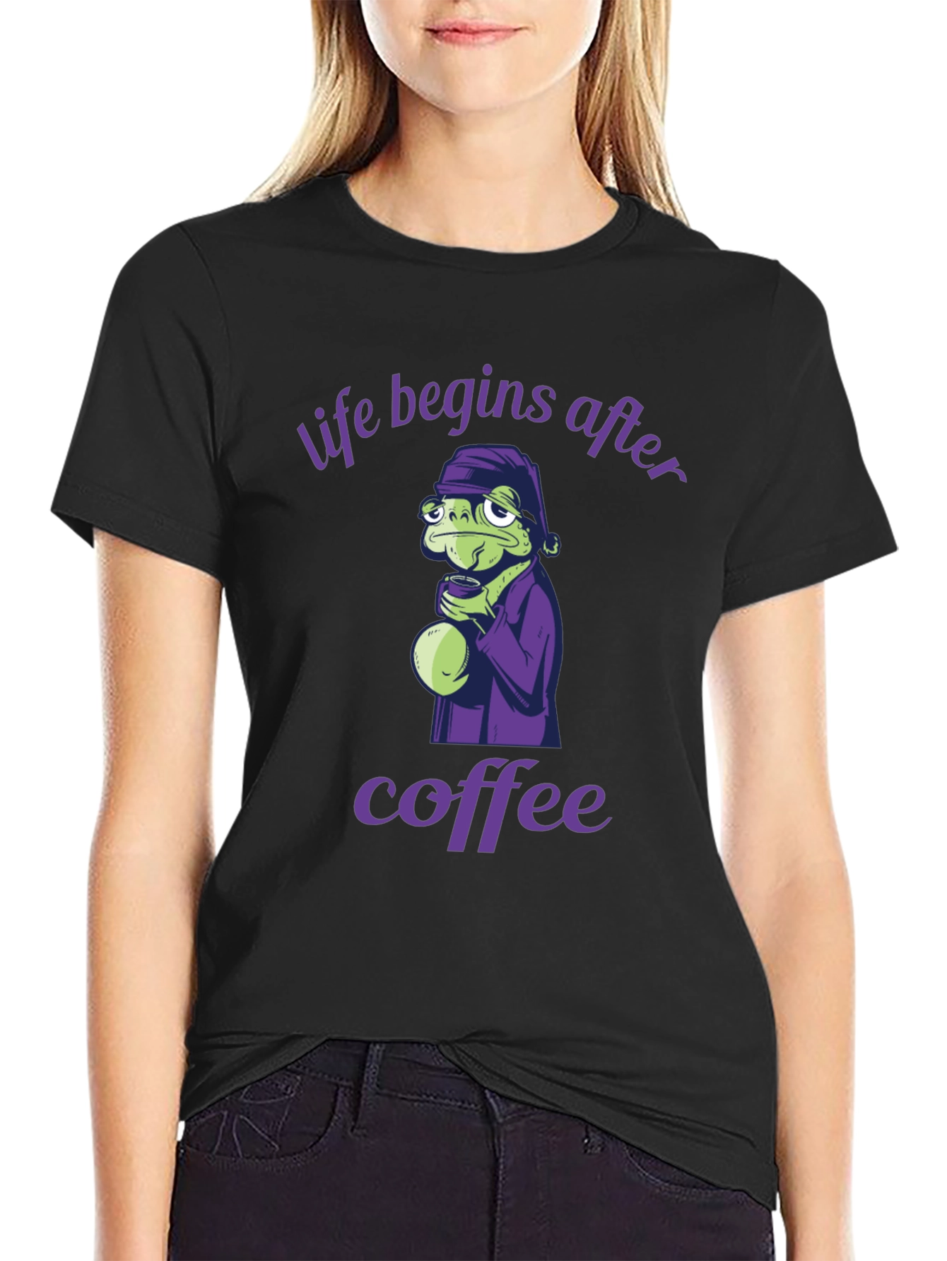 Life Begins After Coffee Graphic Tee