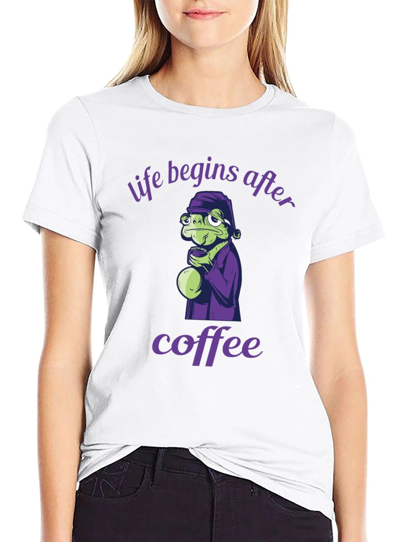 Life Begins After Coffee Graphic Tee