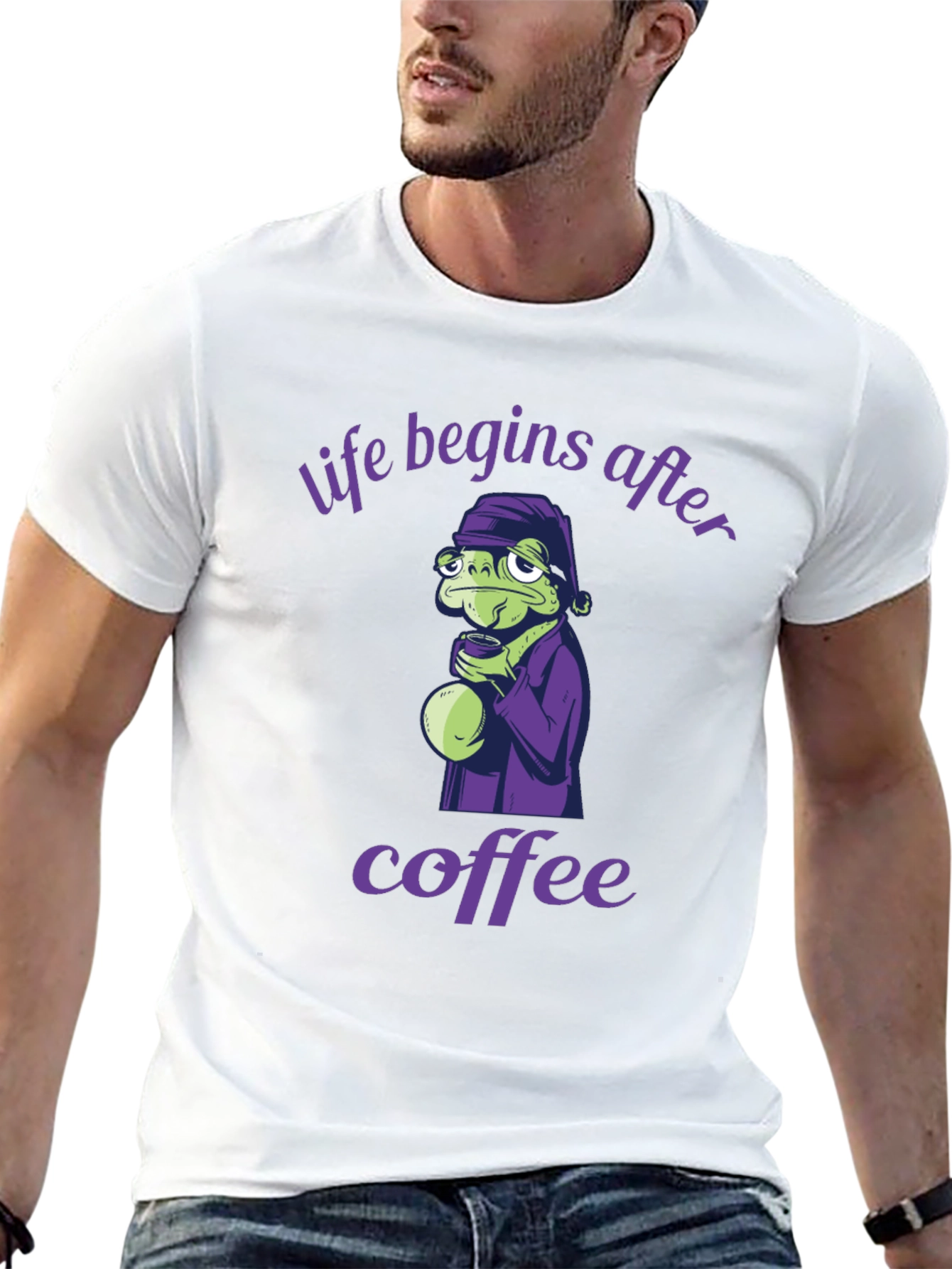 Life Begins After Coffee Graphic Tee