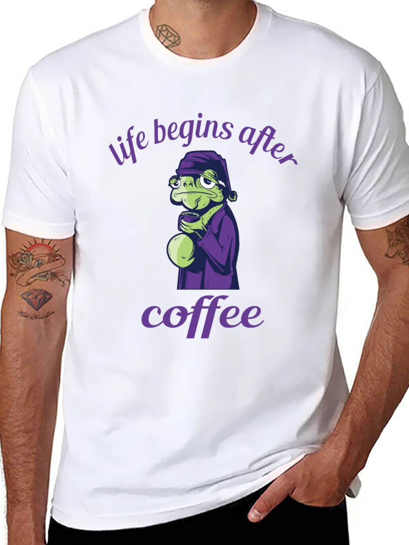Life Begins After Coffee Graphic Tee