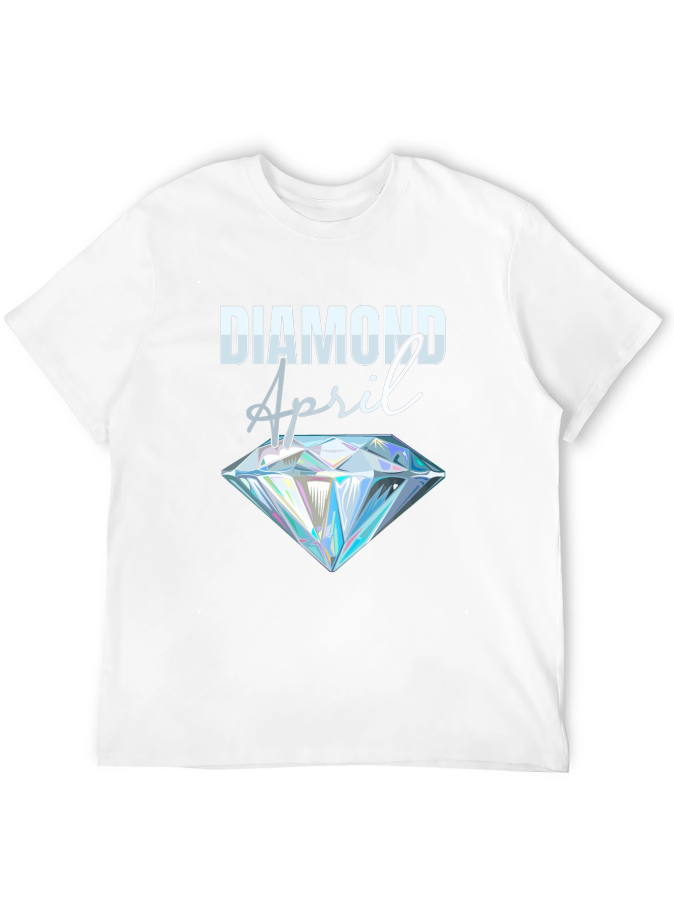 Diamond April Black Graphic Tee