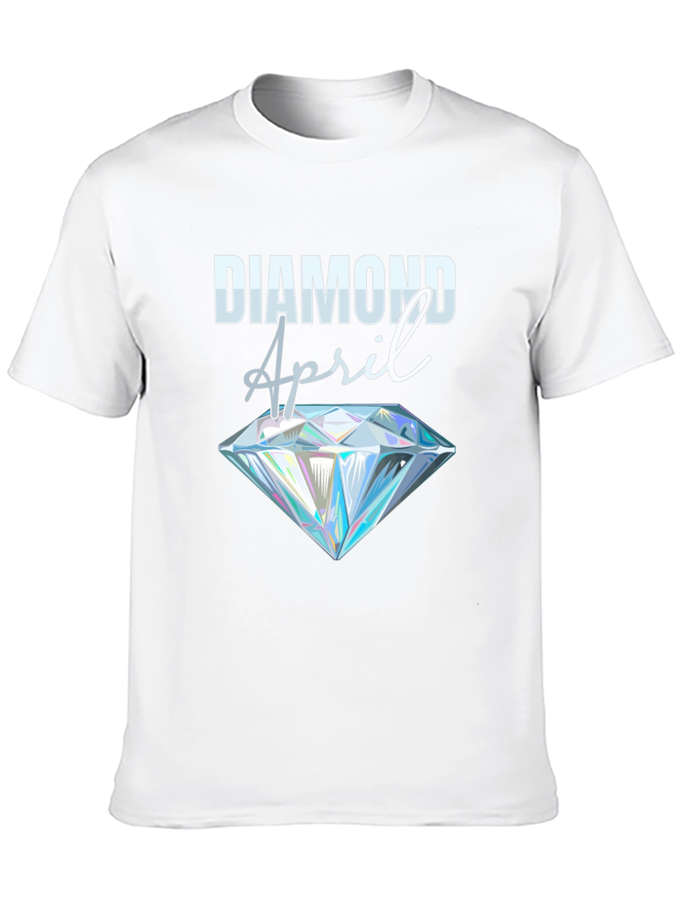 Diamond April Black Graphic Tee