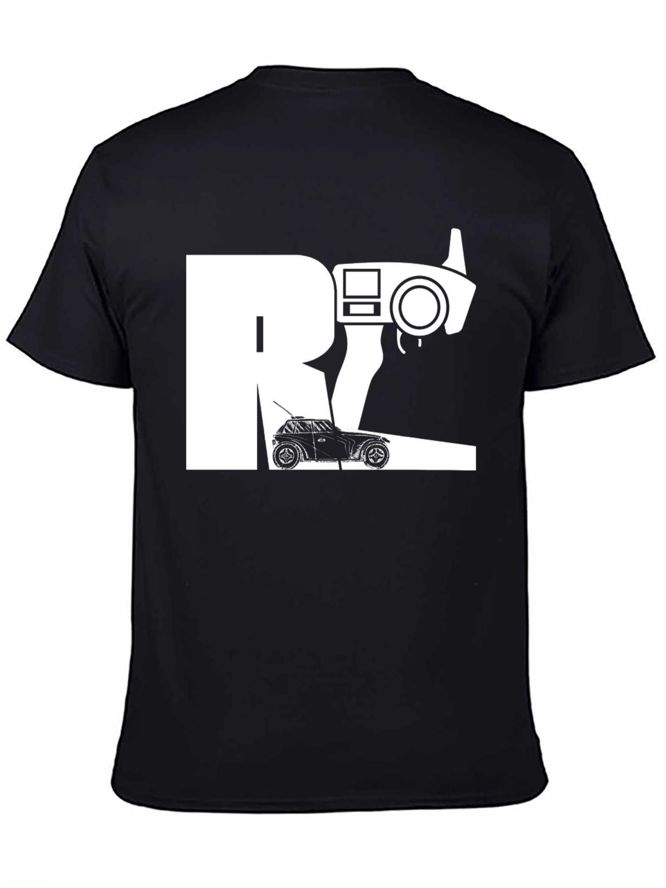 RC Car Controller Graphic Tee - Black