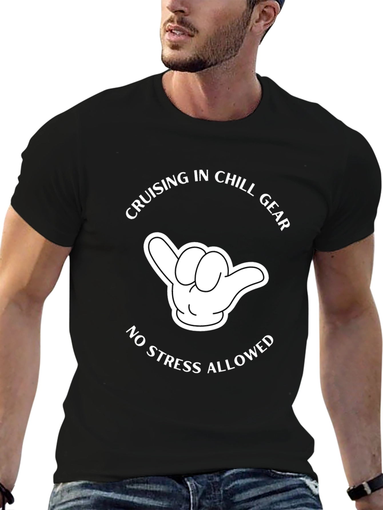 Chill Gear T-Shirt - No Stress Allowed Relaxed Style