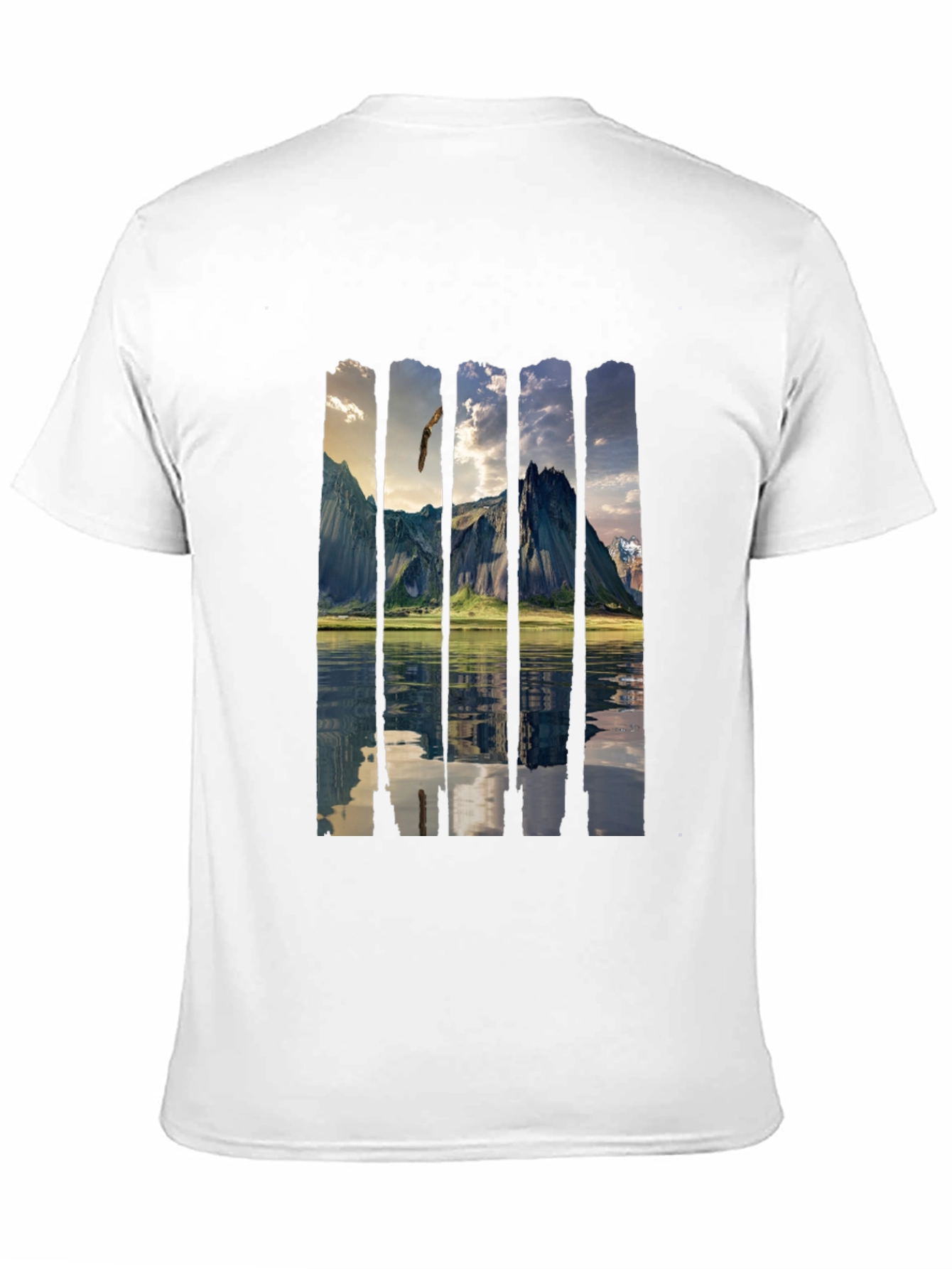 Scenic Mountain Reflection Graphic Tee