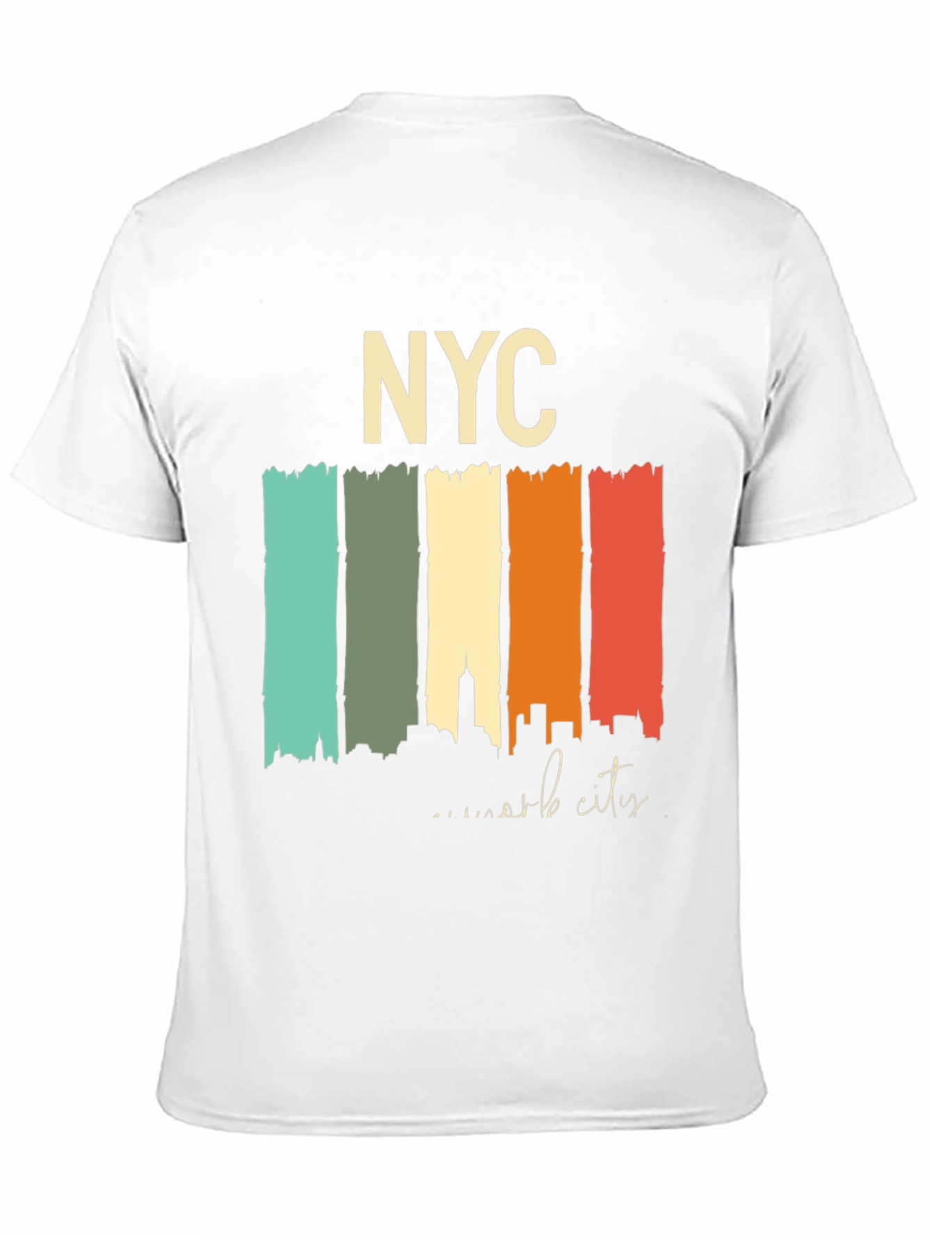 NYC Skyline Retro T-Shirt - Urban Style