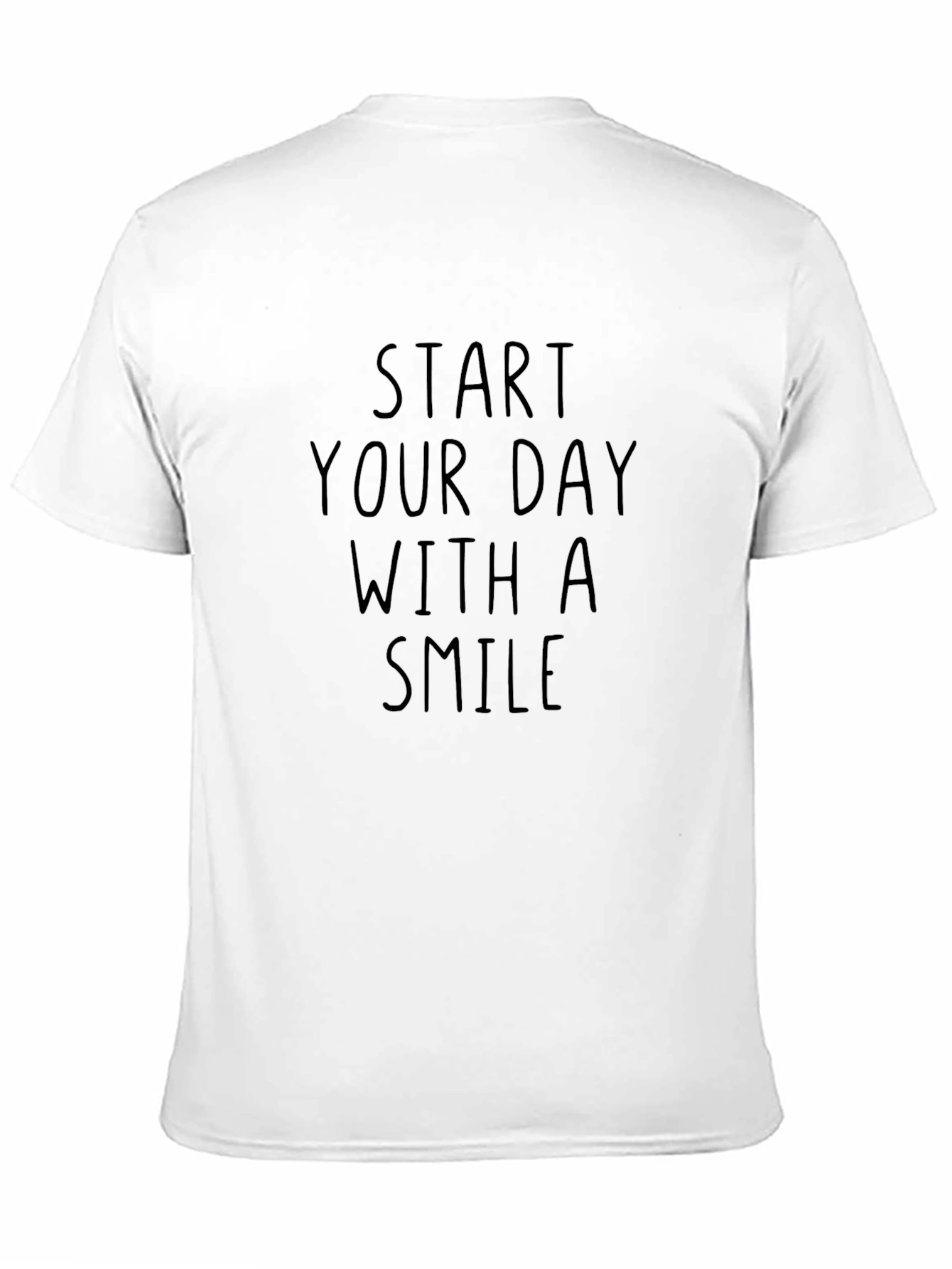 Start Your Day With a Smile Black Tee