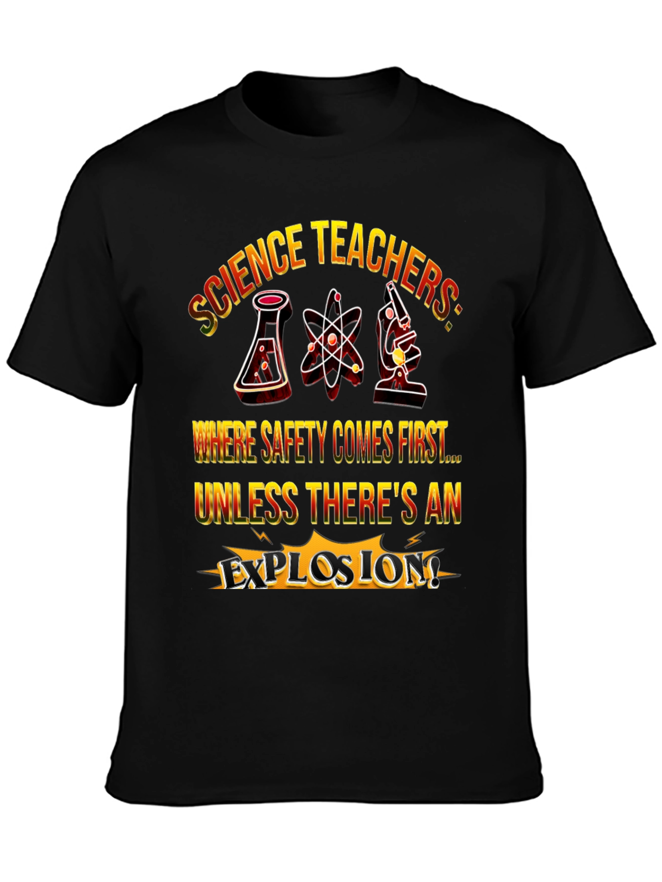 Science Teacher Explosion T-Shirt