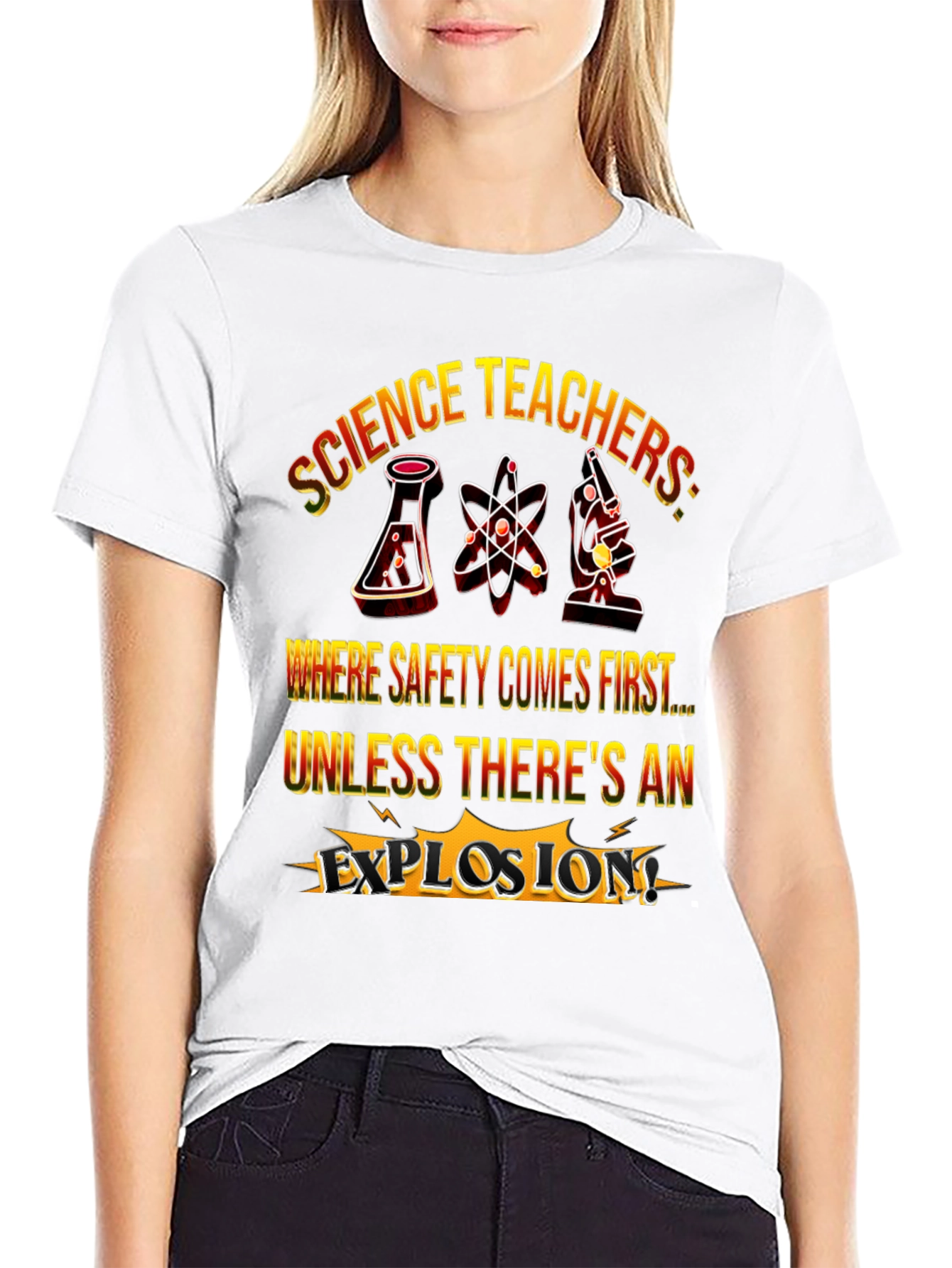 Science Teacher Explosion T-Shirt