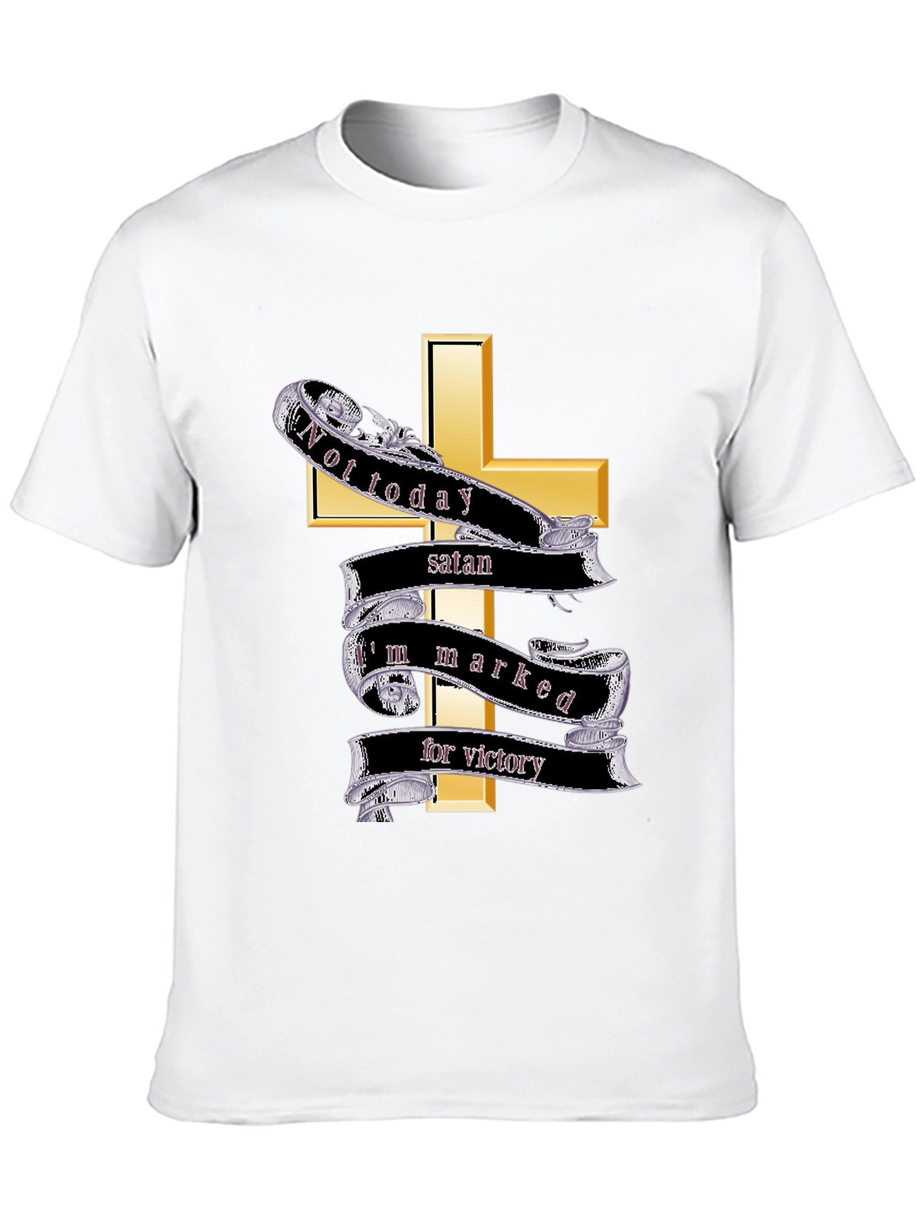 Not Today Satan Graphic Tee - Christian Inspired
