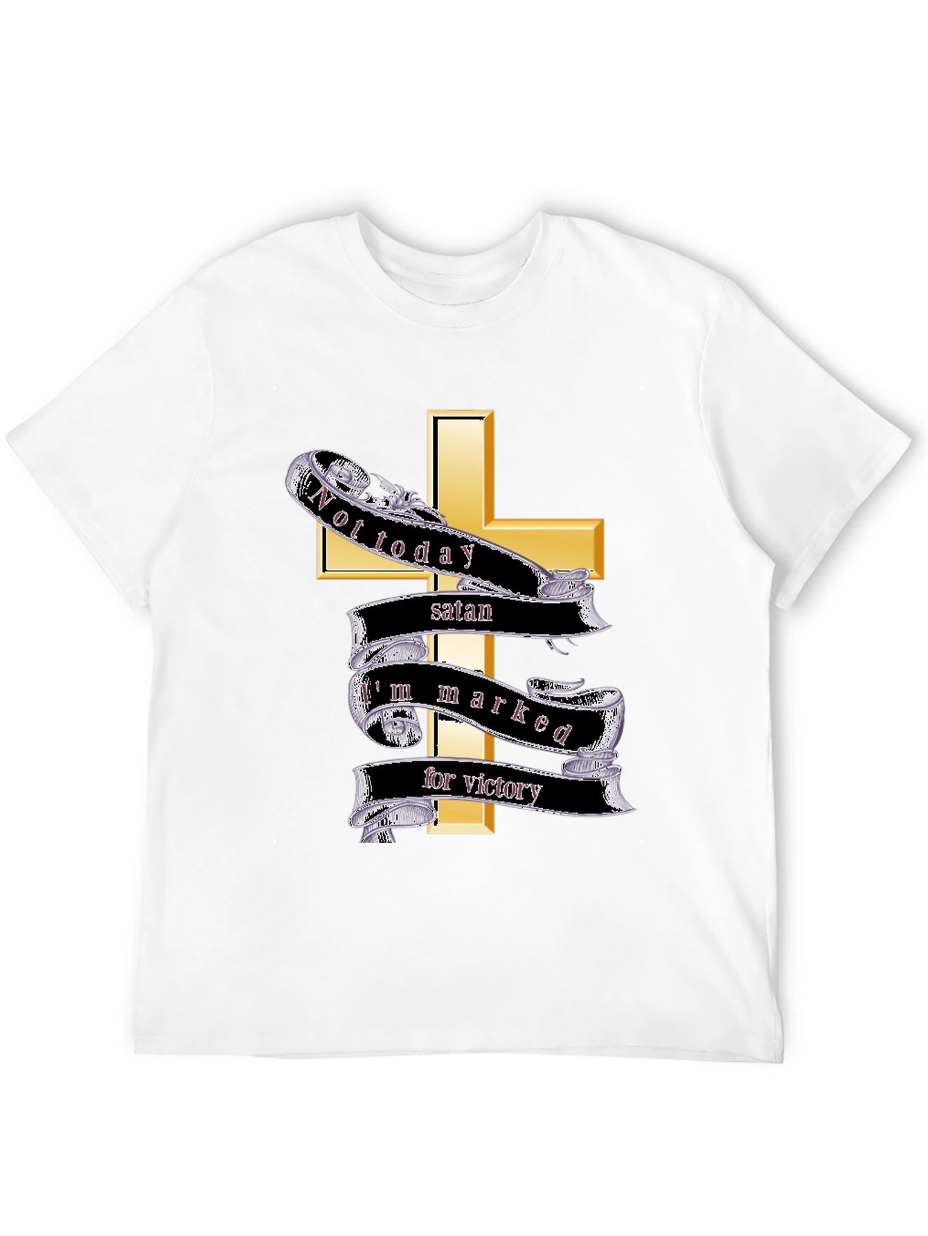 Not Today Satan Graphic Tee - Christian Inspired