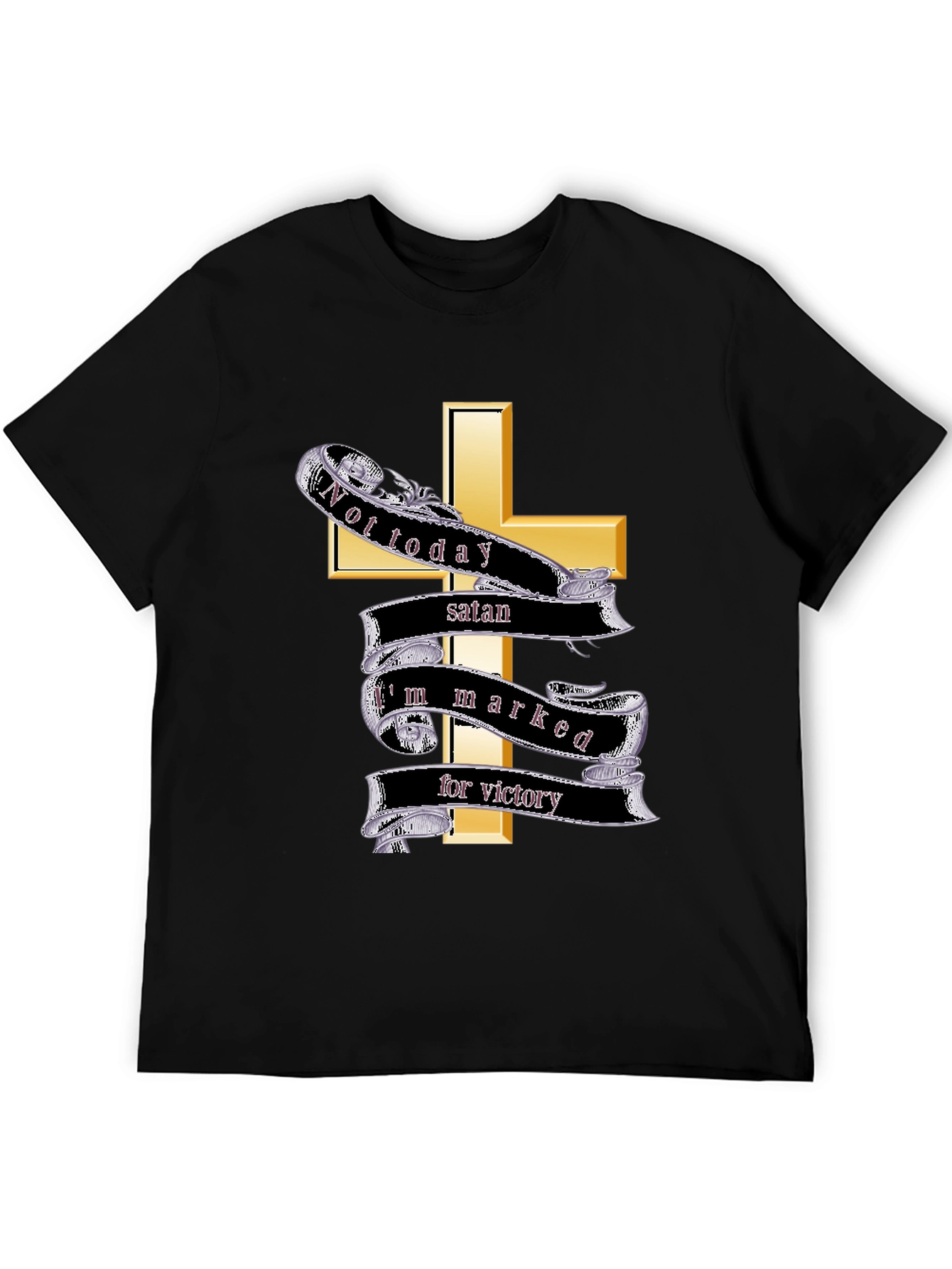 Not Today Satan Graphic Tee - Christian Inspired