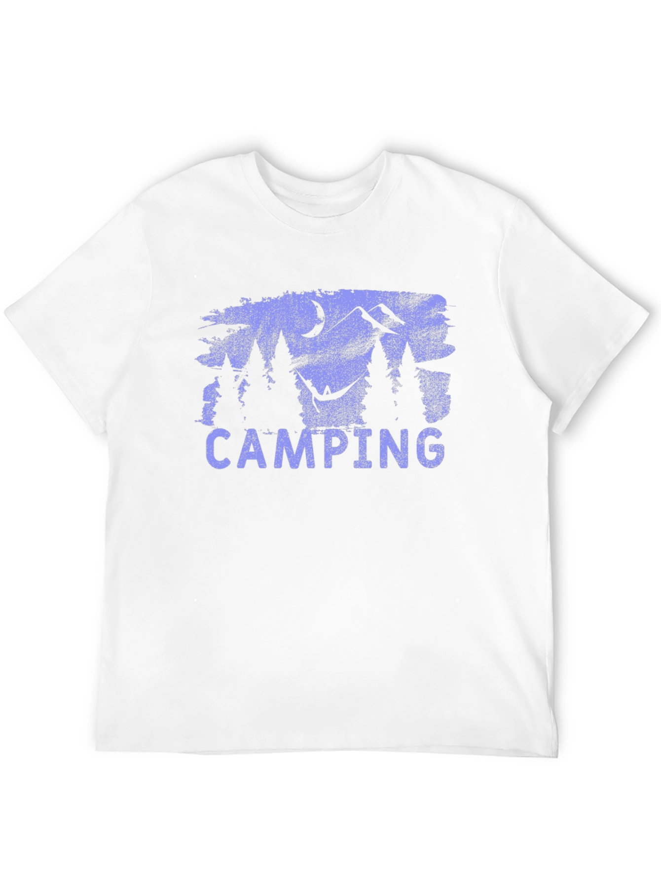 Camping Scene T-Shirt - Mountain and Forest Design