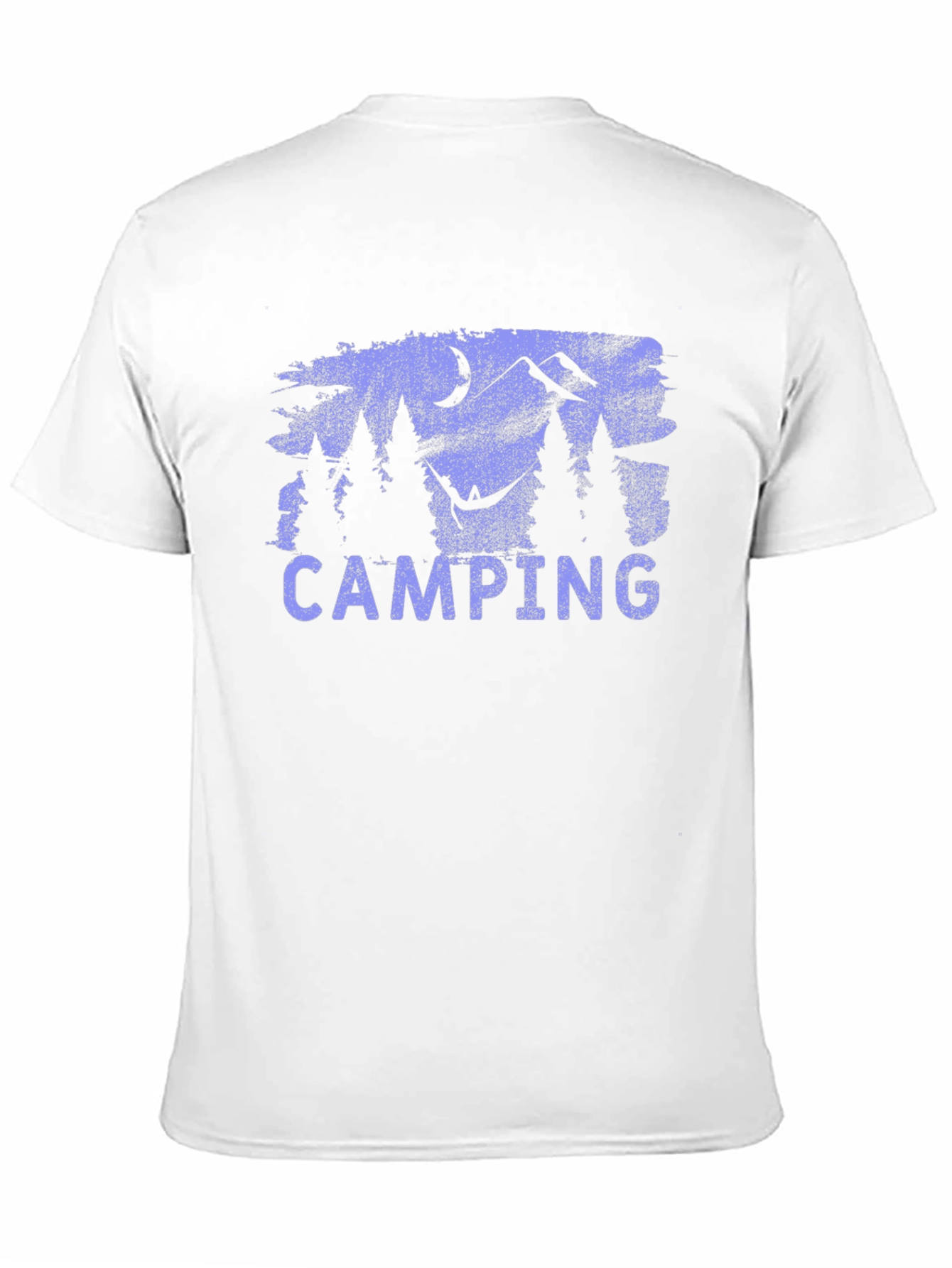 Camping Scene T-Shirt - Mountain and Forest Design