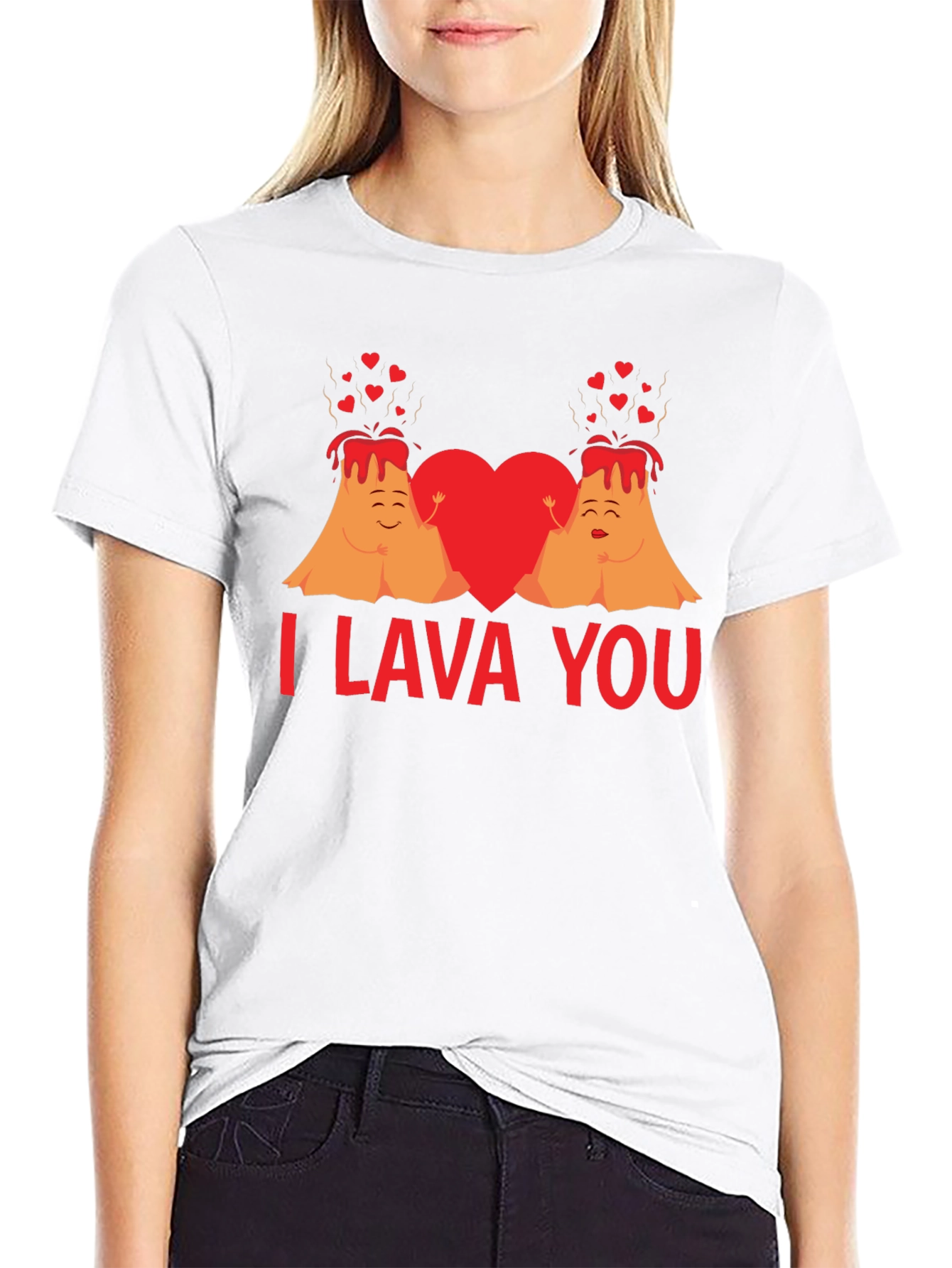 I Lava You Valentines Day T-Shirt