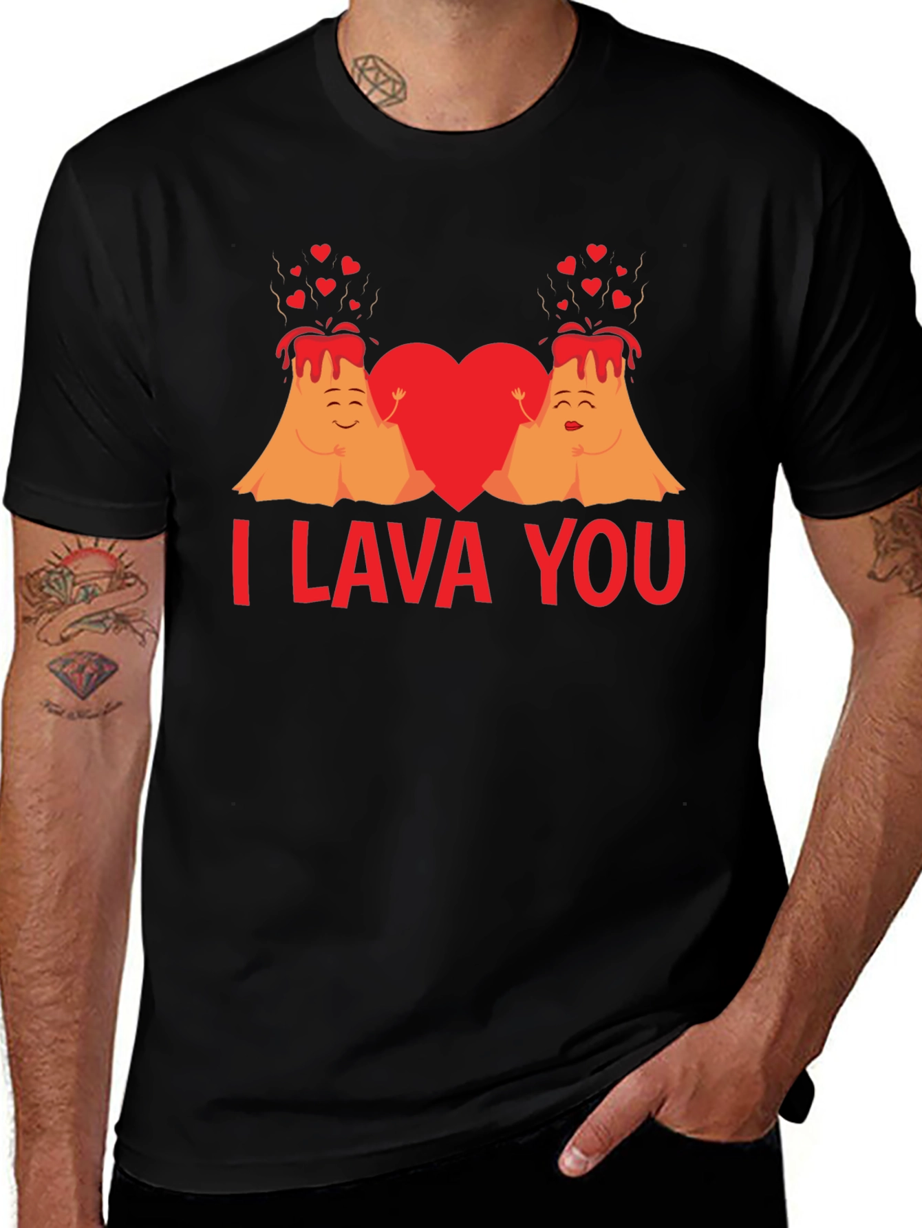 I Lava You Valentines Day T-Shirt