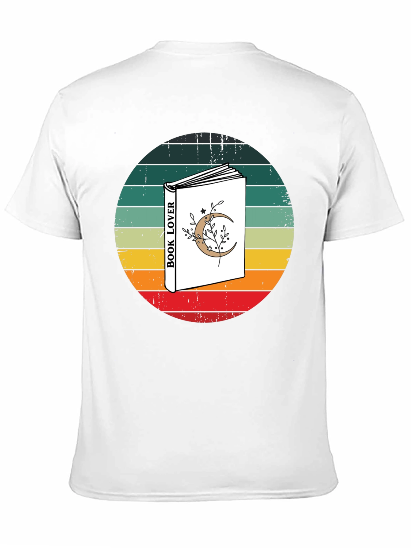Retro Book Lover Graphic Tee