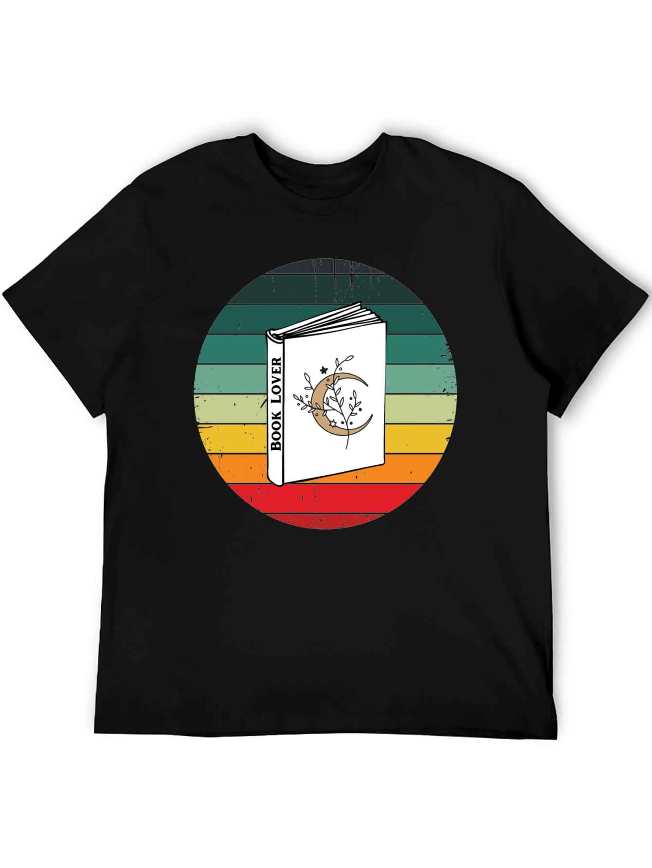 Retro Book Lover Graphic Tee