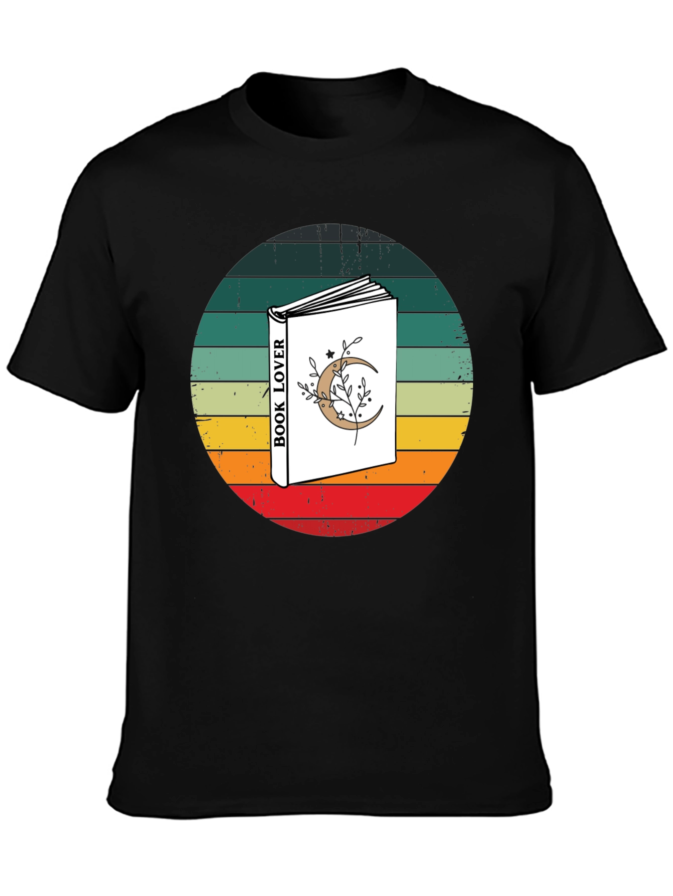 Retro Book Lover Graphic Tee