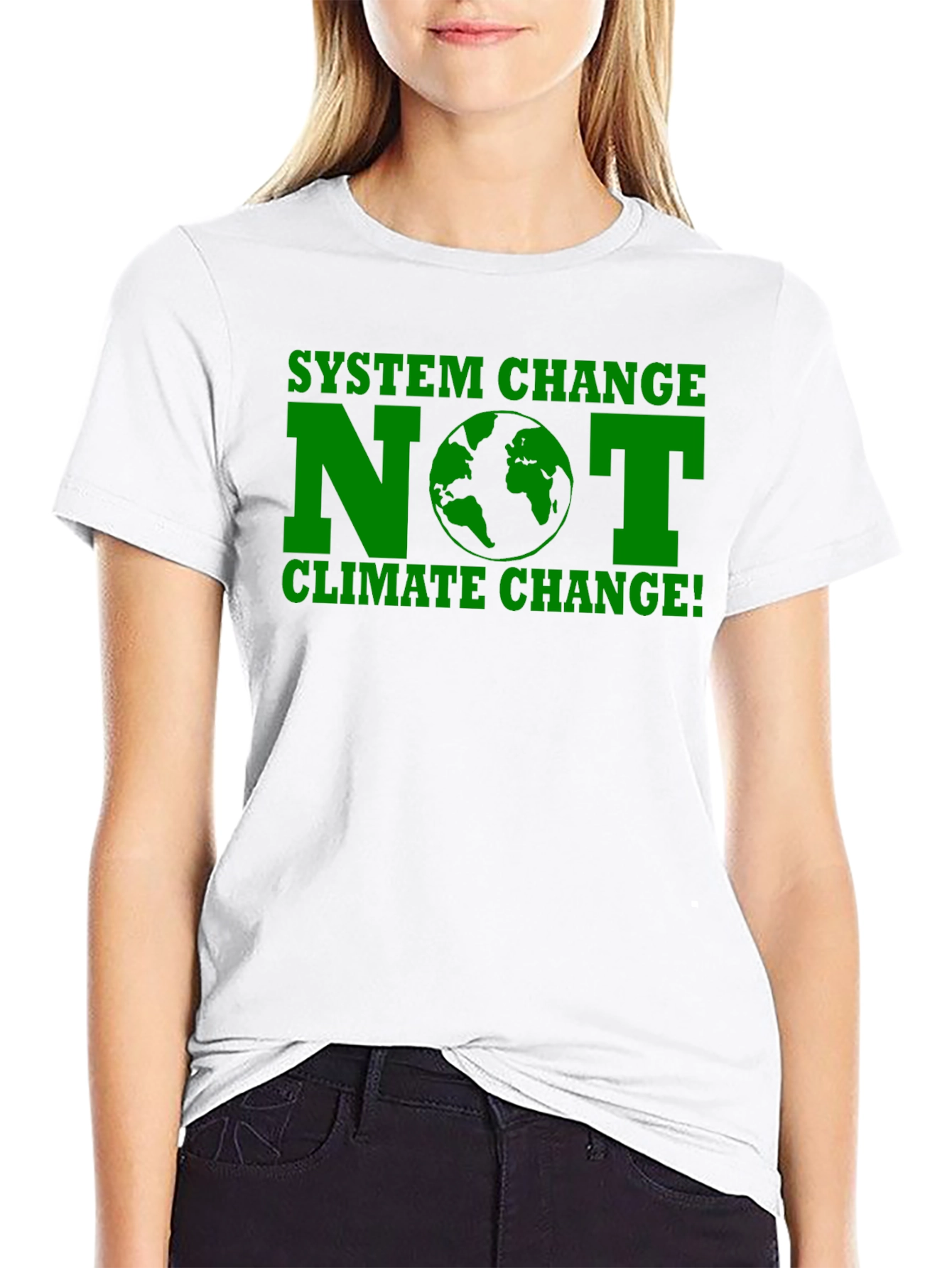 System Change NOT Climate Change T-Shirt
