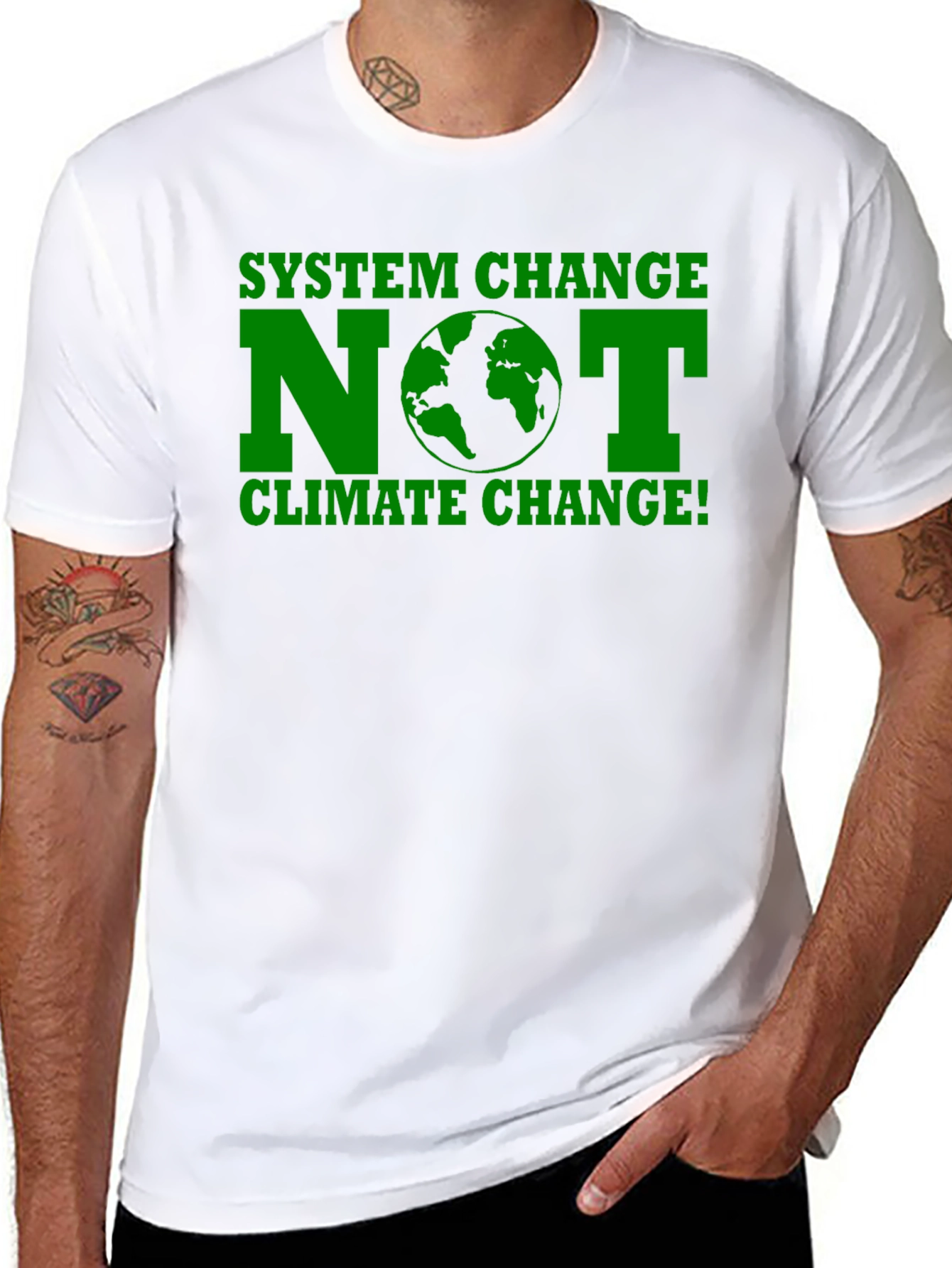 System Change NOT Climate Change T-Shirt