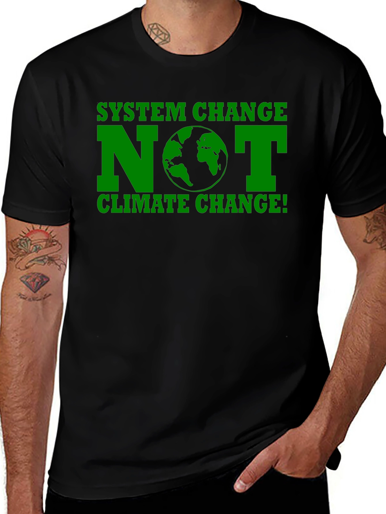 System Change NOT Climate Change T-Shirt