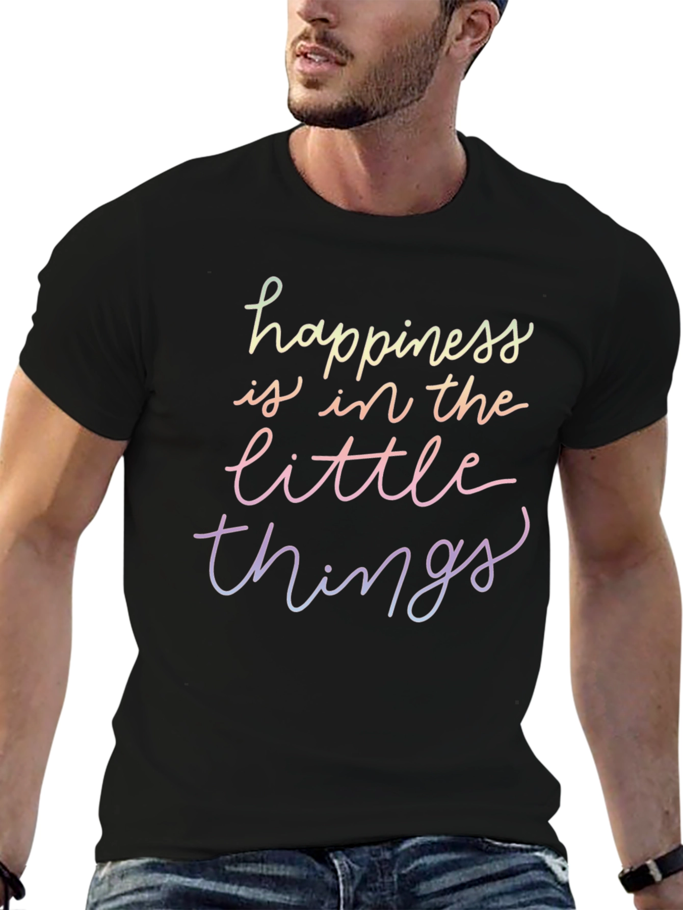 Happiness Little Things Graphic Tee
