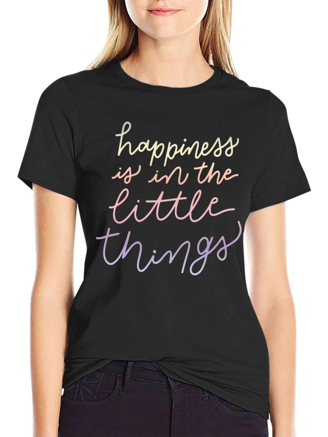 Happiness Little Things Graphic Tee