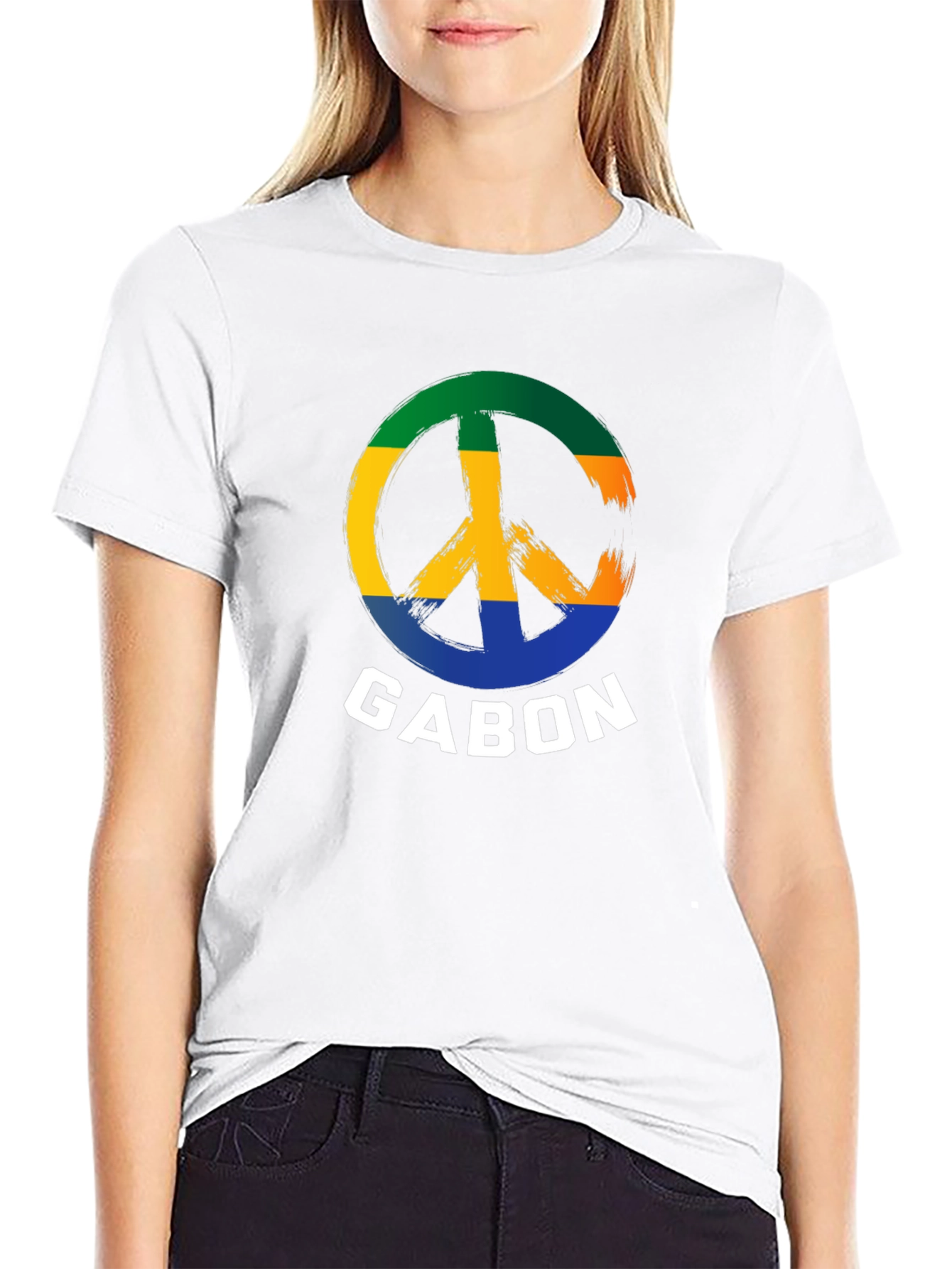 Gabon Peace Sign T-Shirt