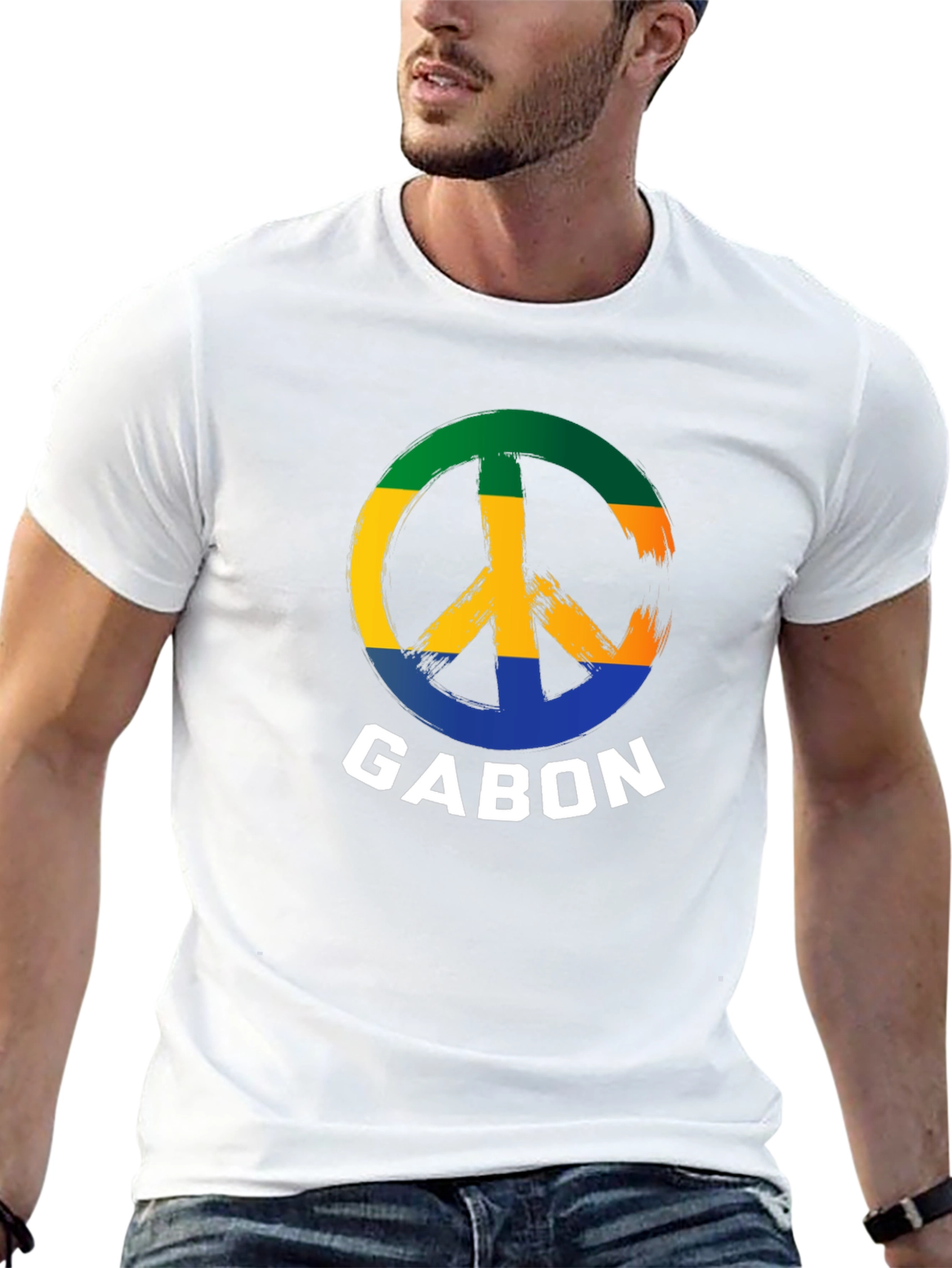 Gabon Peace Sign T-Shirt