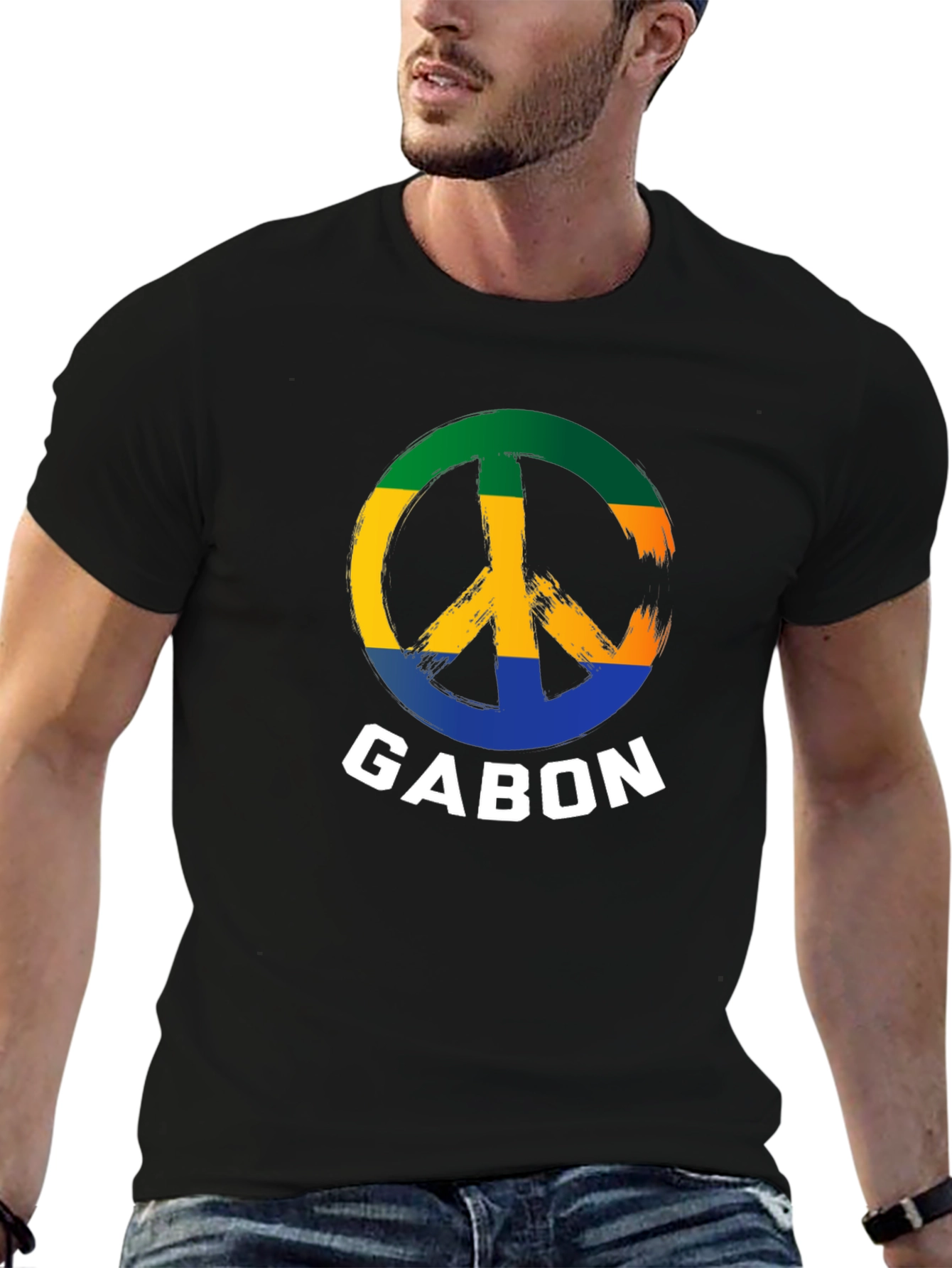 Gabon Peace Sign T-Shirt