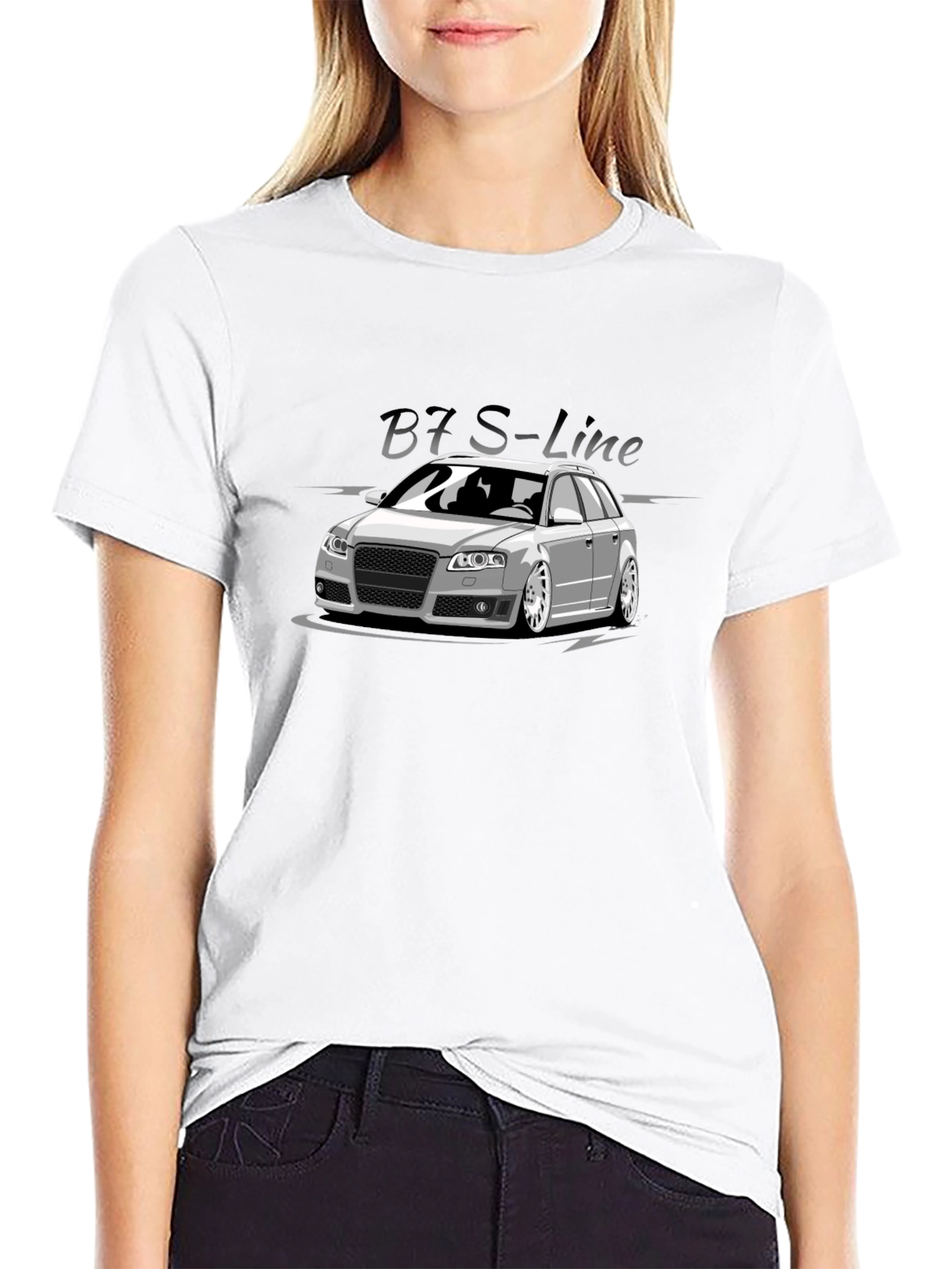 B7 S-Line Car Graphic T-Shirt