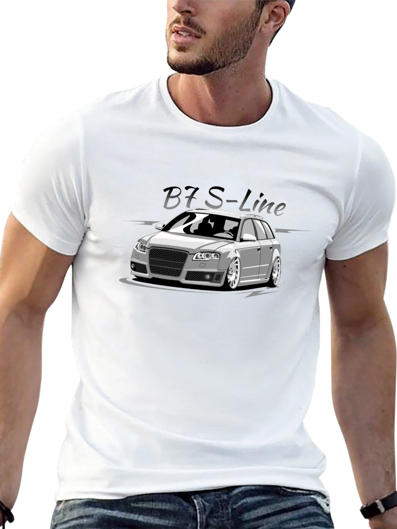 B7 S-Line Car Graphic T-Shirt