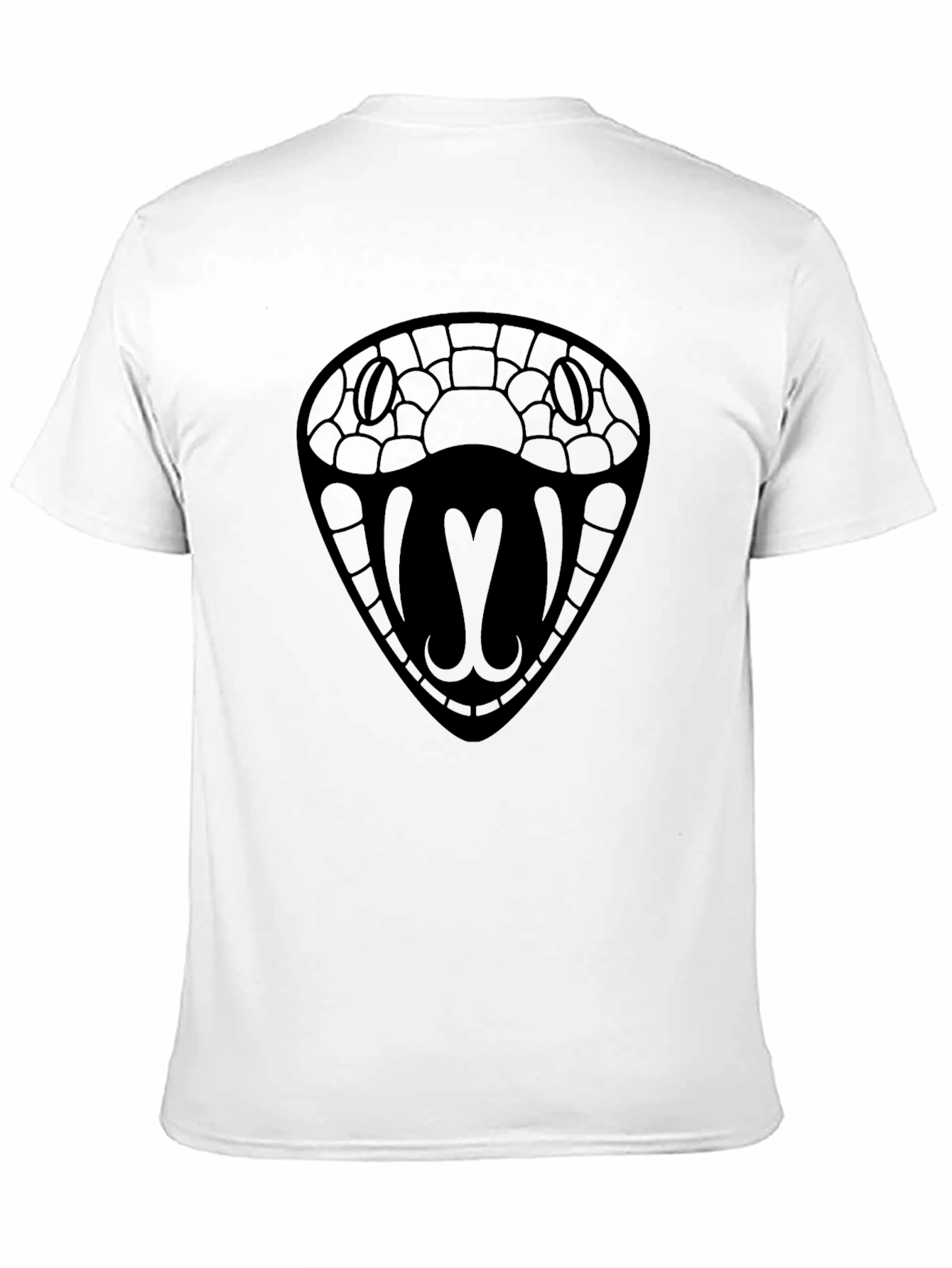 Mens Black Snake Graphic Tee