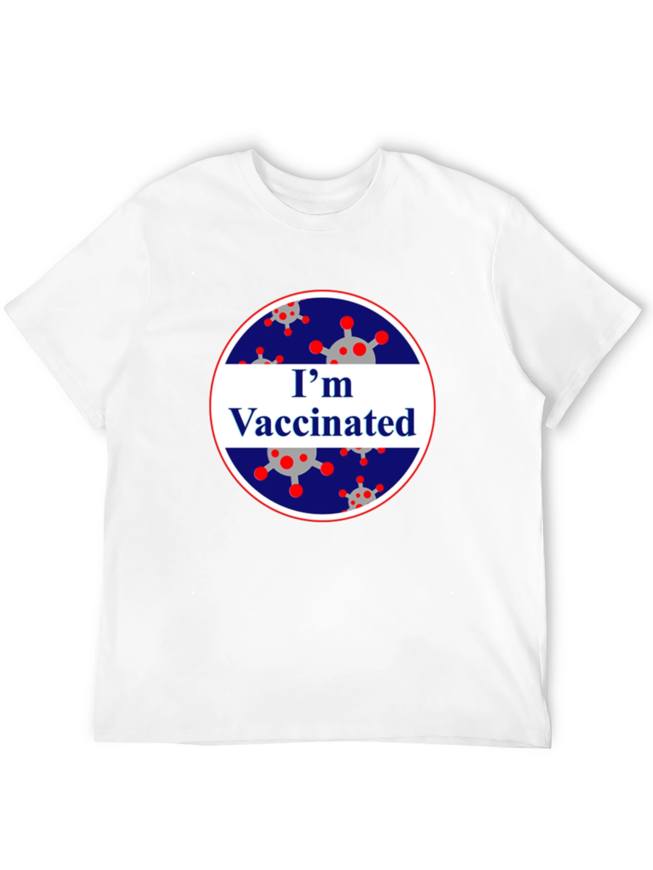 Im Vaccinated Black T-Shirt