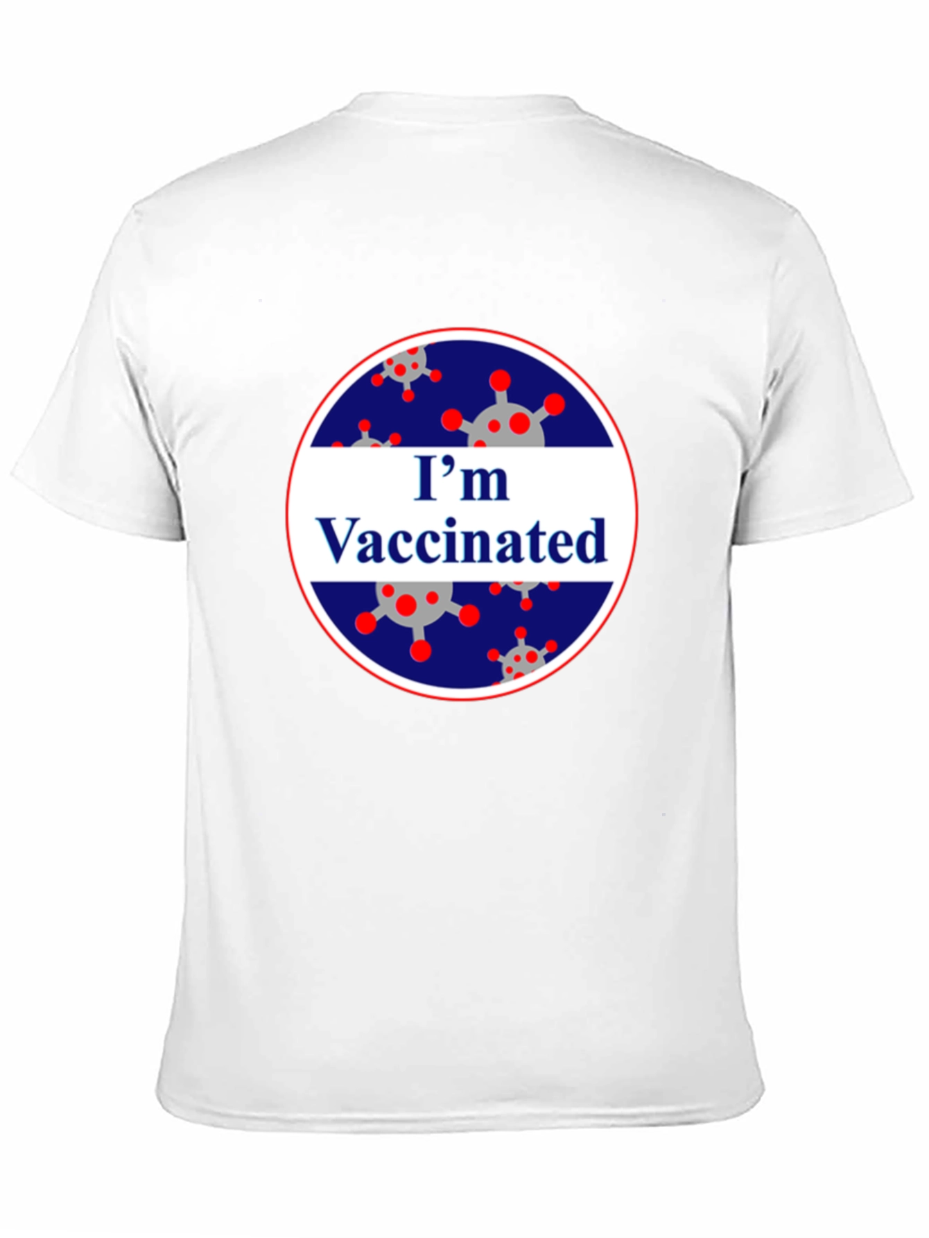 Im Vaccinated Black T-Shirt