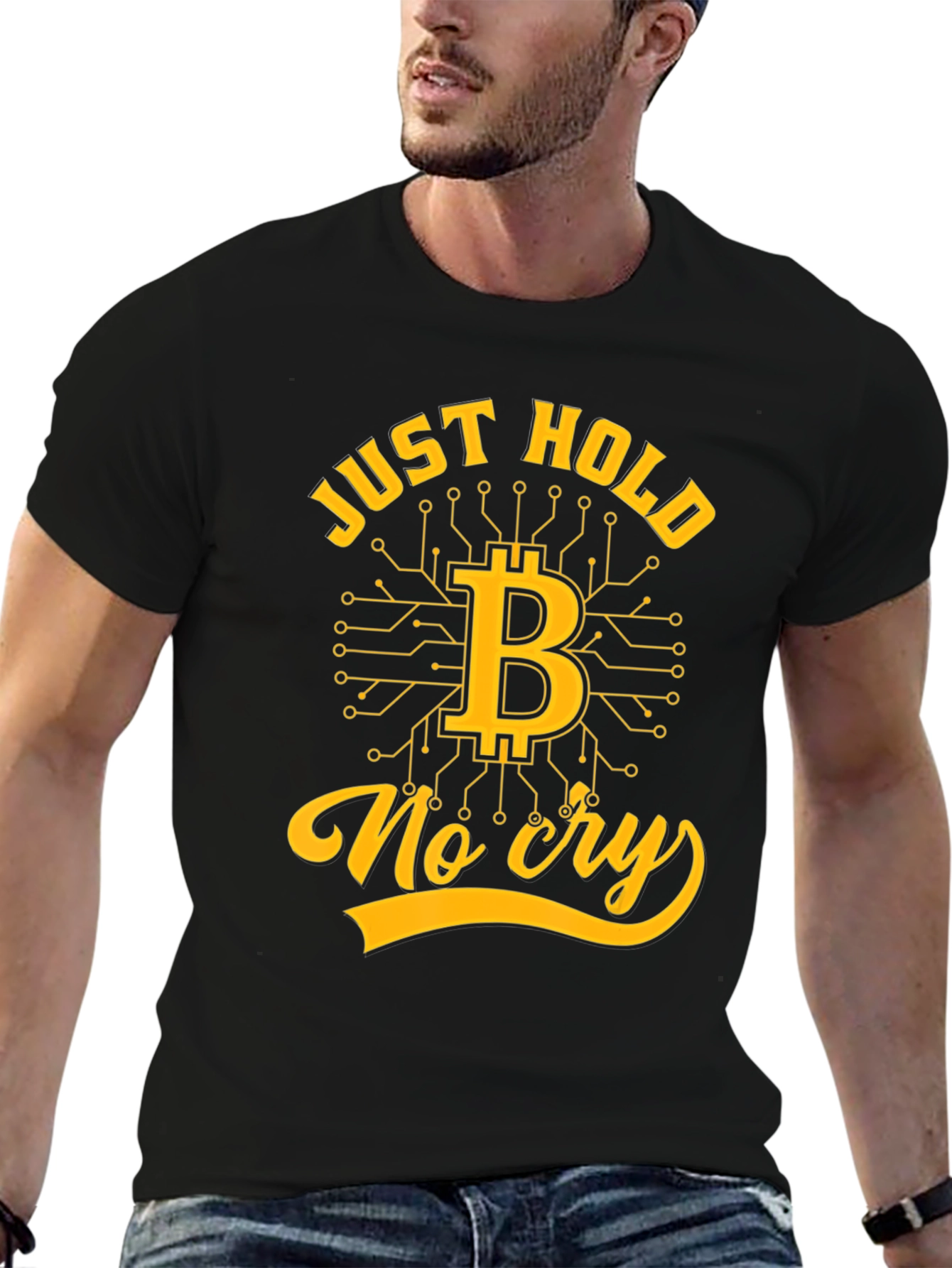Just Hold Crypto Bitcoin T-Shirt