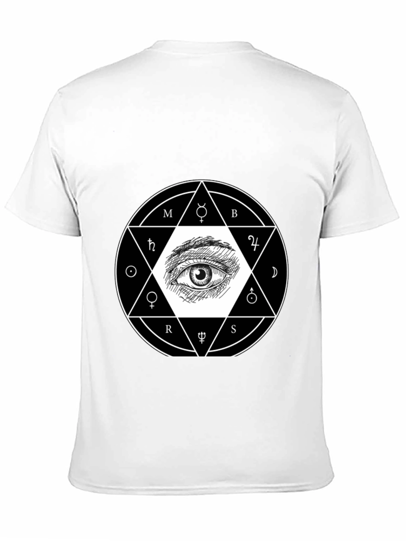 Occult Eye Graphic Tee - Unisex Black T-Shirt