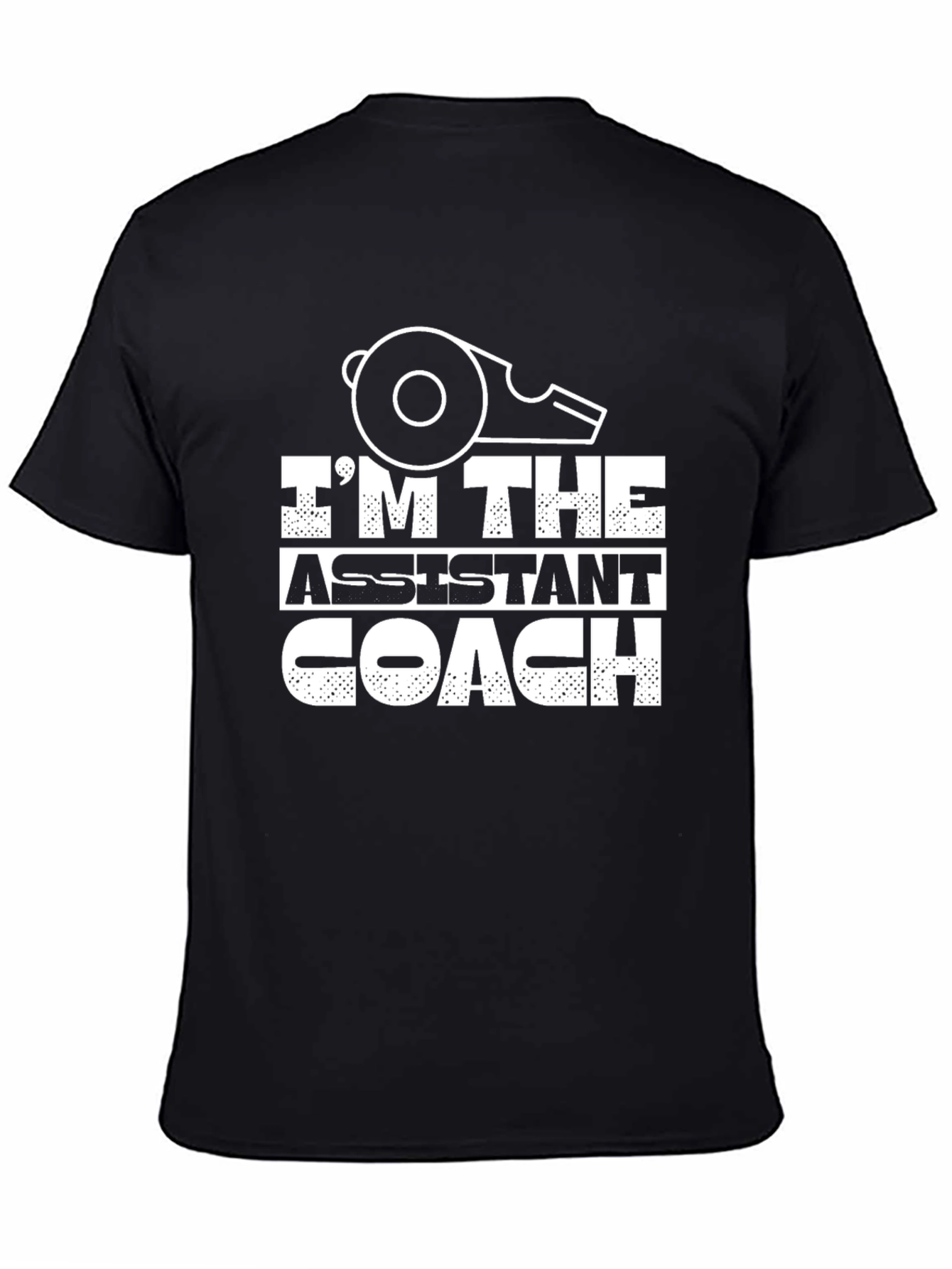 Assistant Coach T-Shirt - Whistle Design