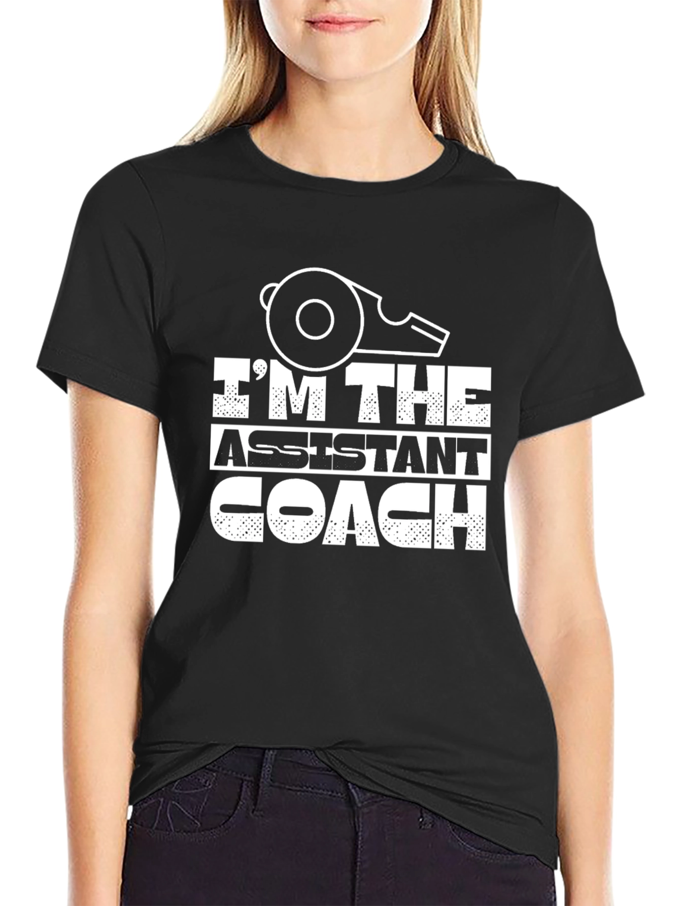 Assistant Coach T-Shirt - Whistle Design