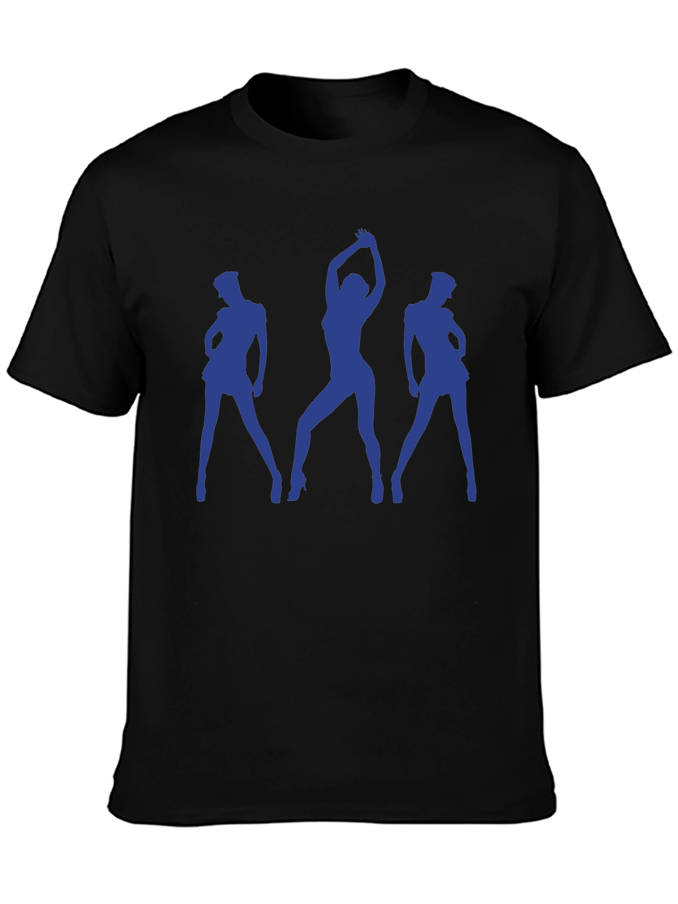 Silhouette Dance Graphic T-Shirt - Black