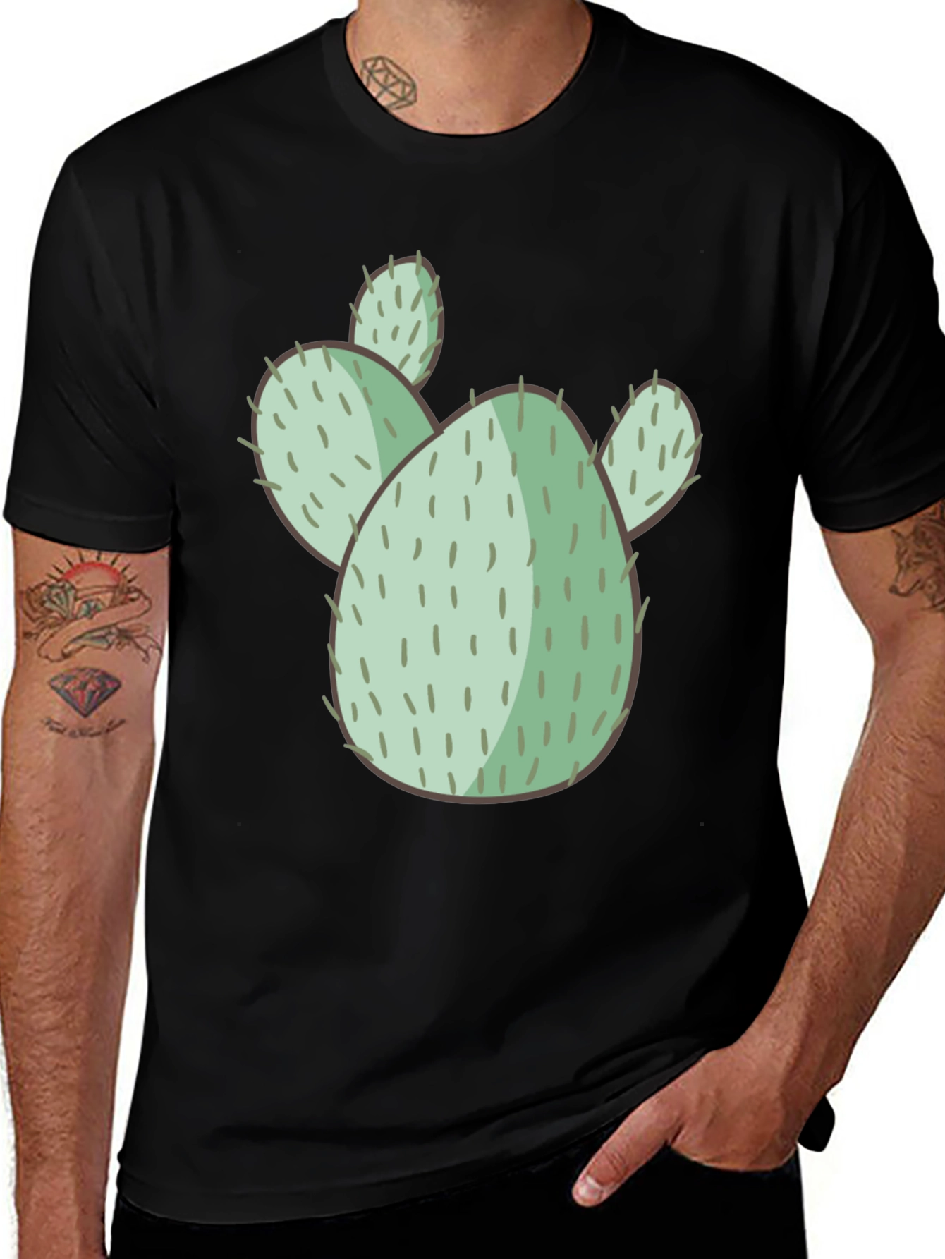 Cactus Graphic Tee - Trendy & Unique