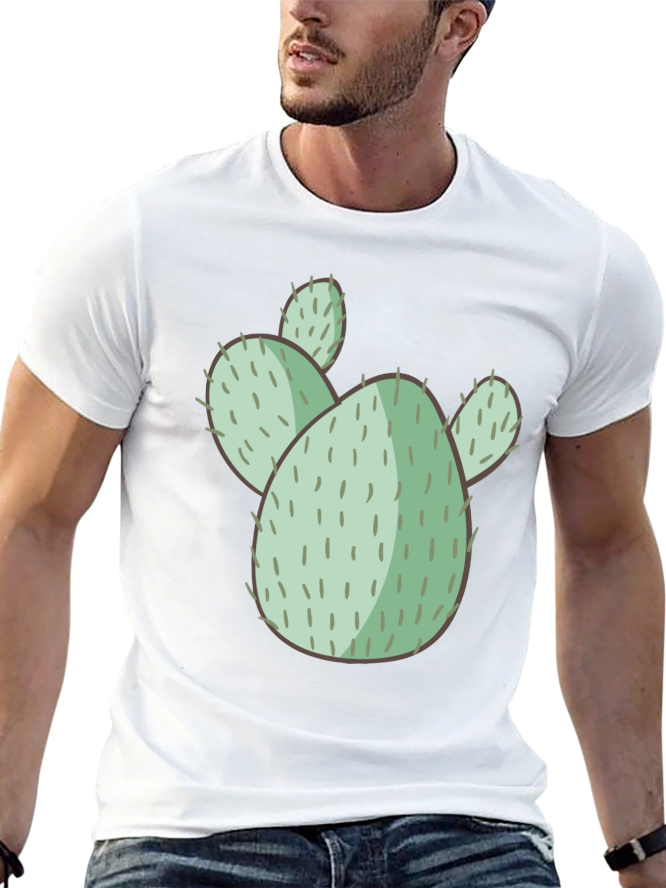 Cactus Graphic Tee - Trendy & Unique